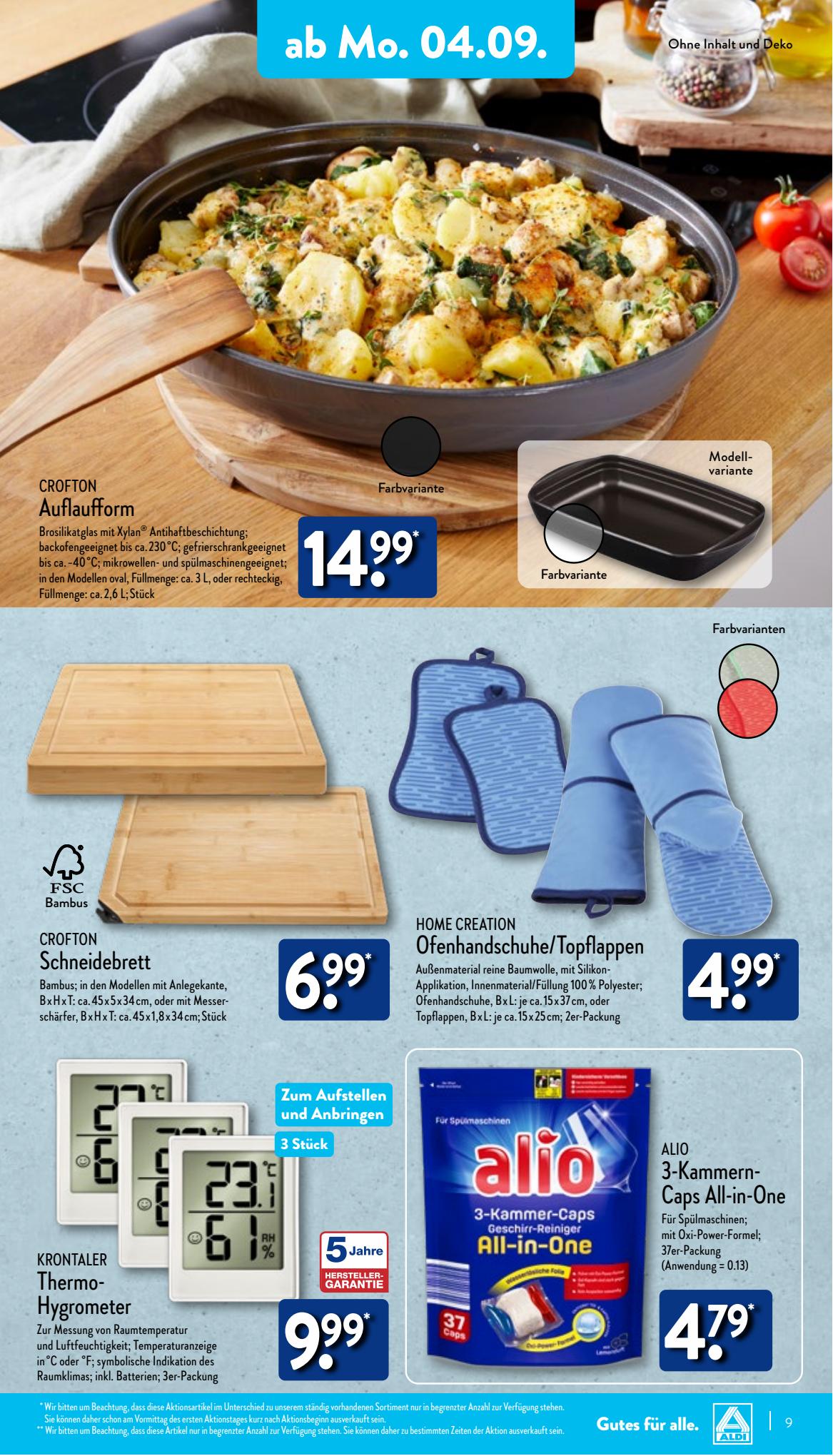 ALDI Nord Prospekt 28 – 31 August 2023 Seite 9
