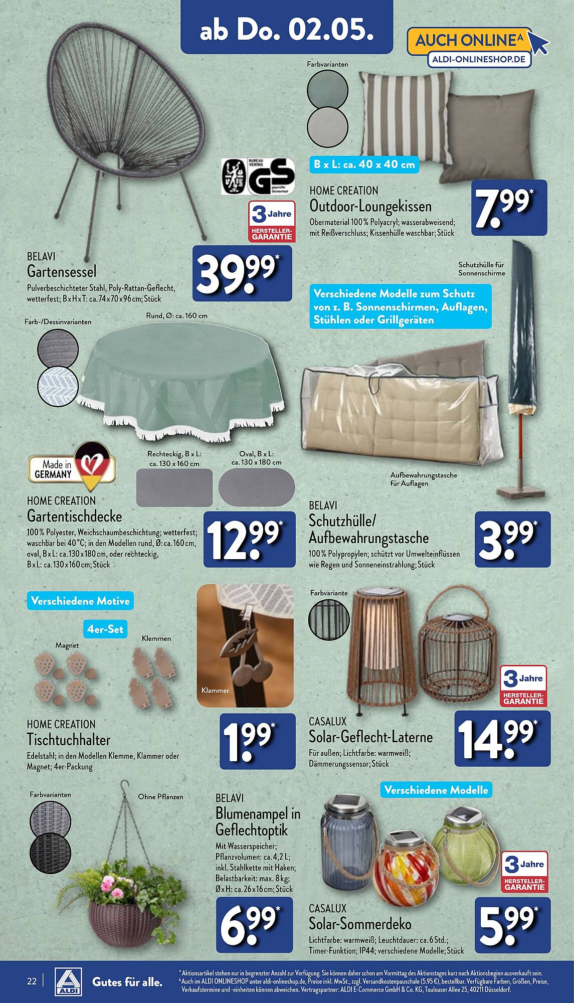 ALDI Nord Prospekt 29 Apr – 4 Mai 2024 Seite 22