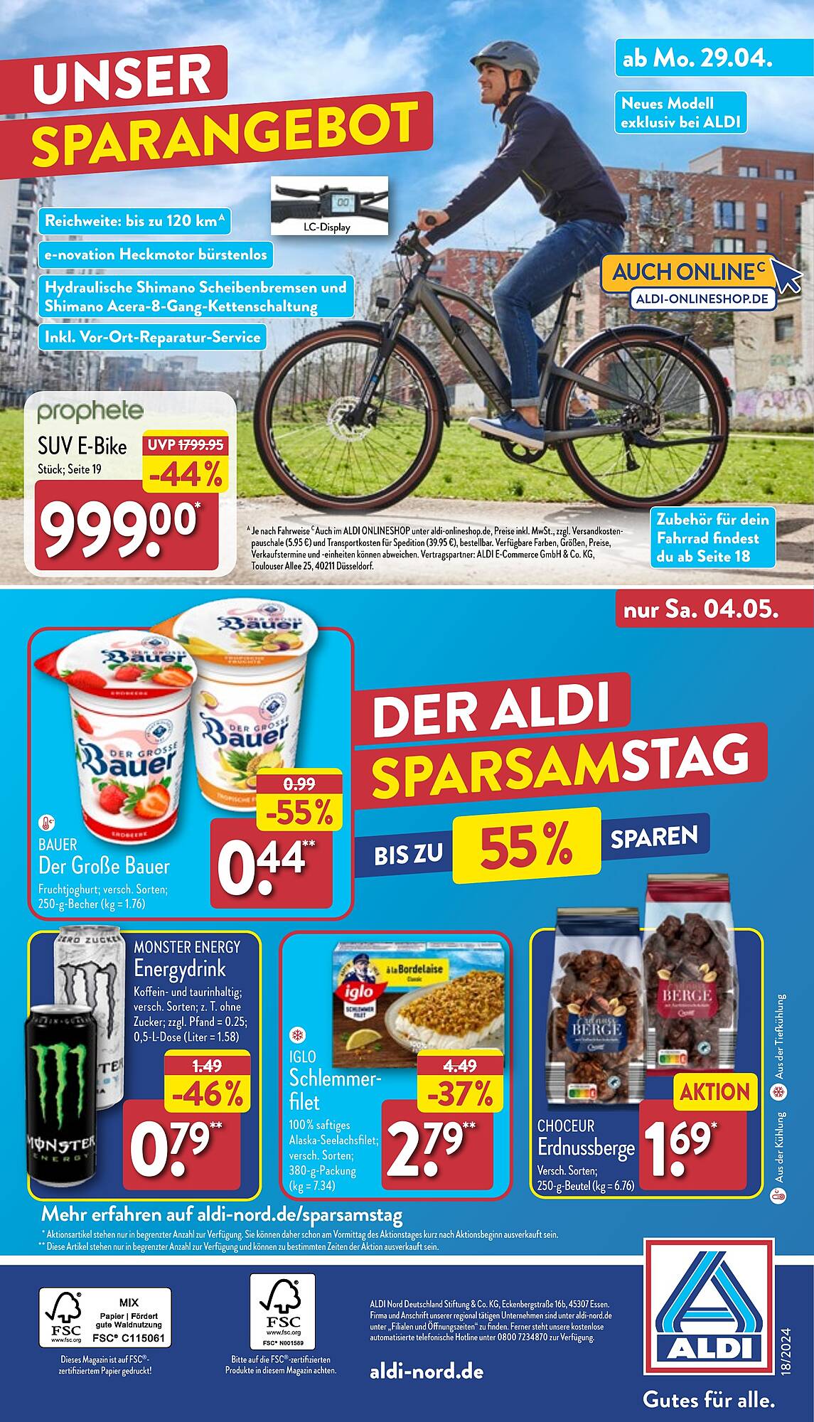 ALDI Nord Prospekt 29 Apr – 4 Mai 2024 Seite 40