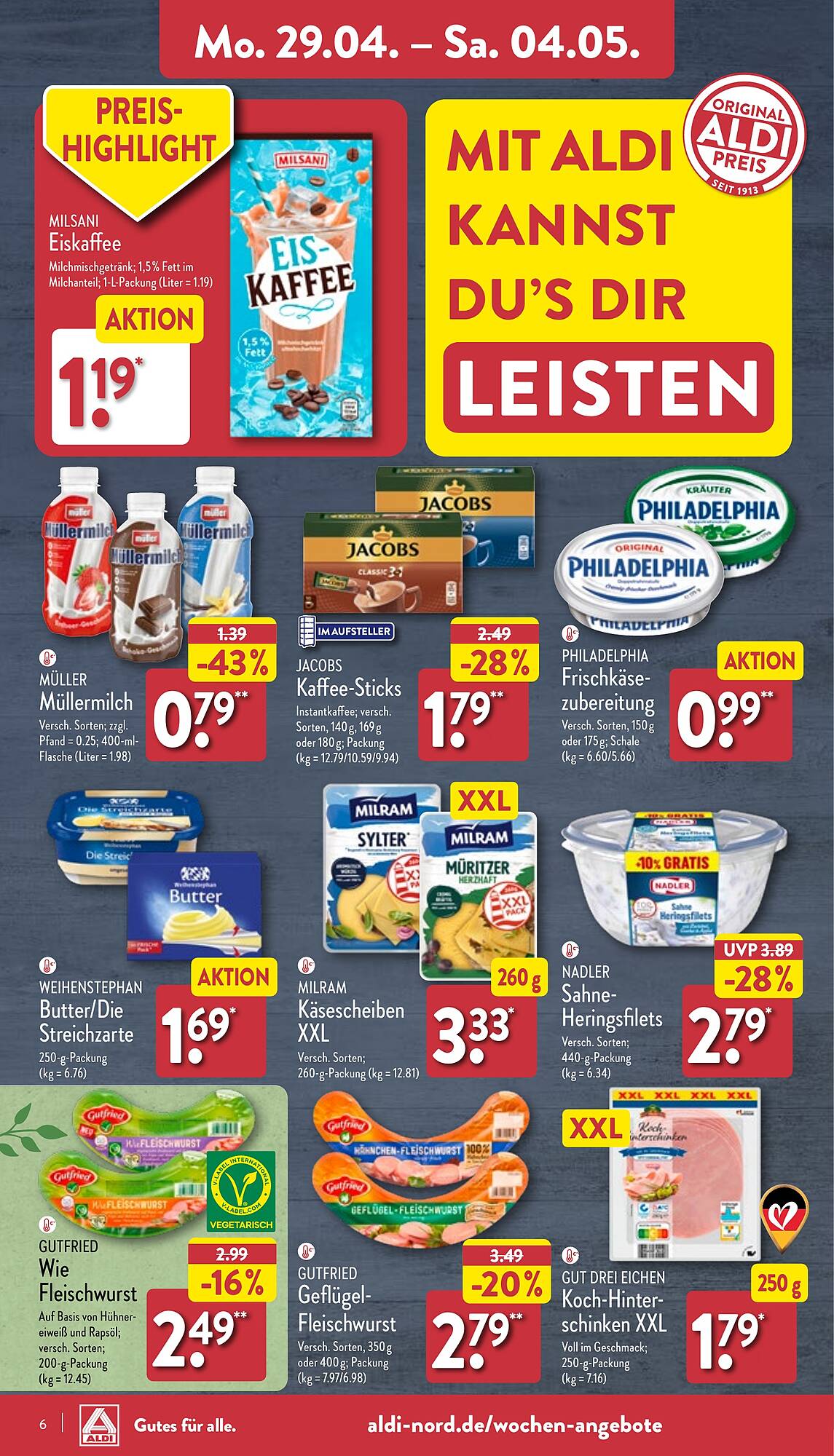 ALDI Nord Prospekt 29 Apr – 4 Mai 2024 Seite 6