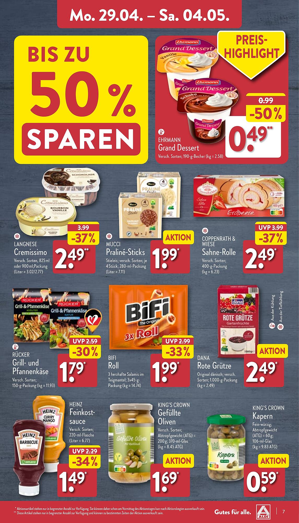 ALDI Nord Prospekt 29 Apr – 4 Mai 2024 Seite 7