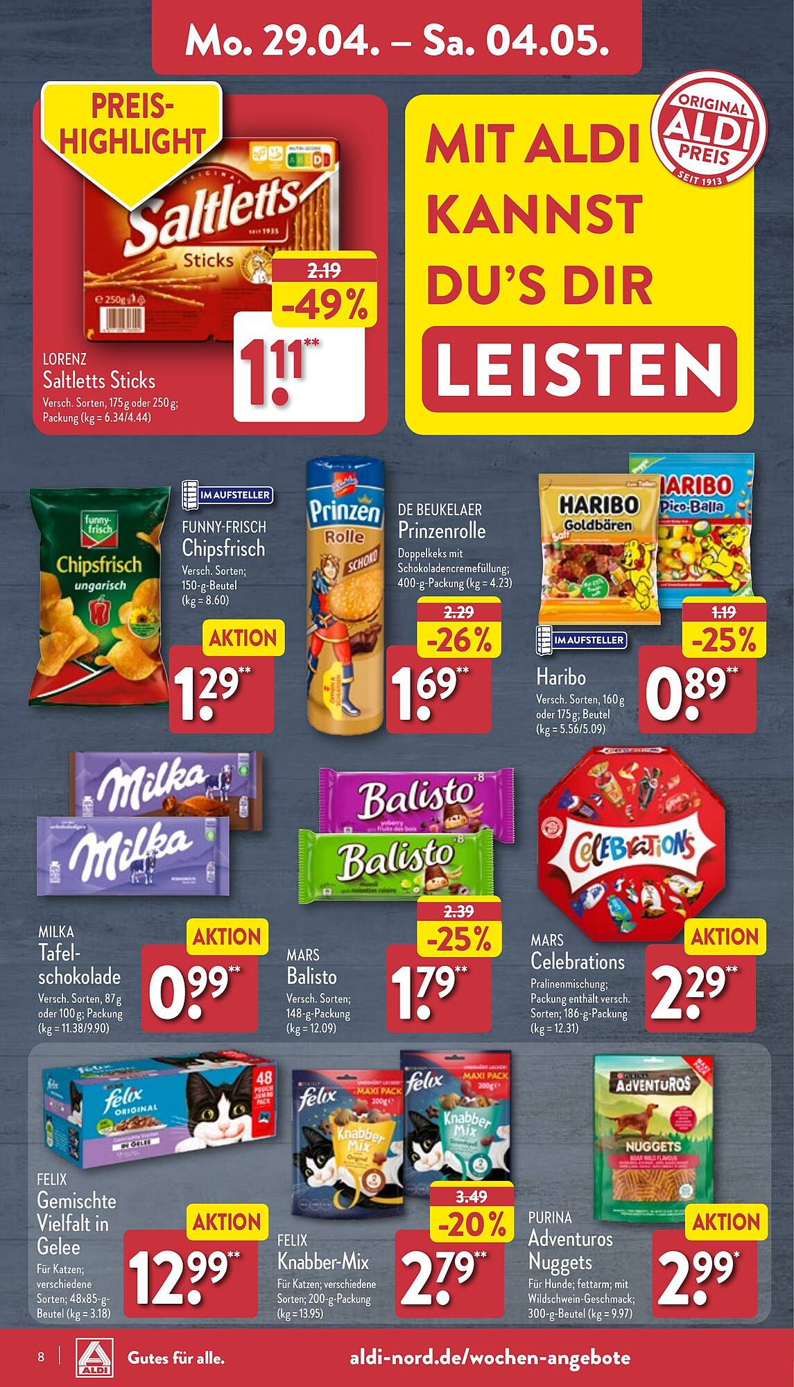 ALDI Nord Prospekt 29 Apr – 4 Mai 2024 Seite 8