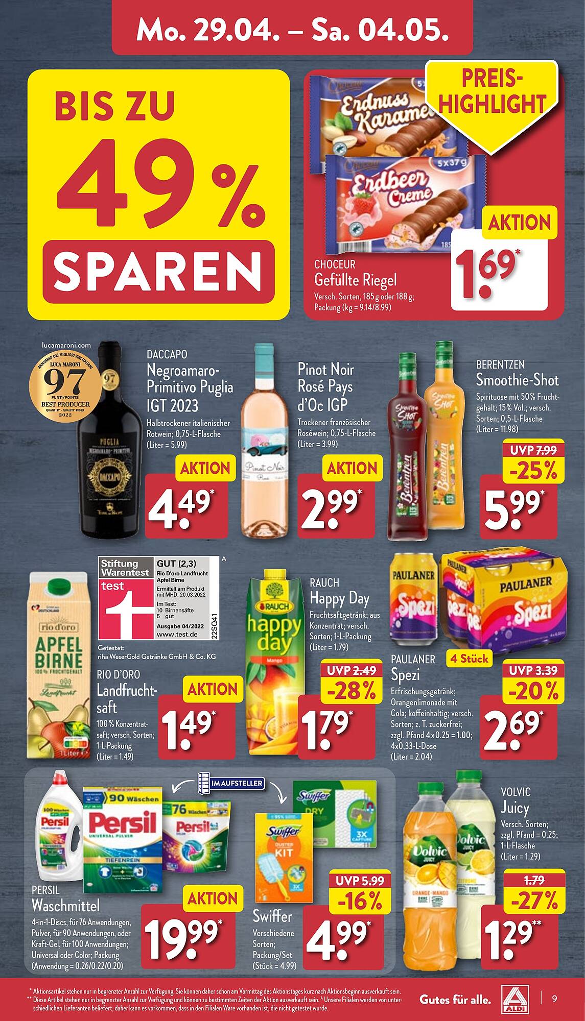 ALDI Nord Prospekt 29 Apr – 4 Mai 2024 Seite 9