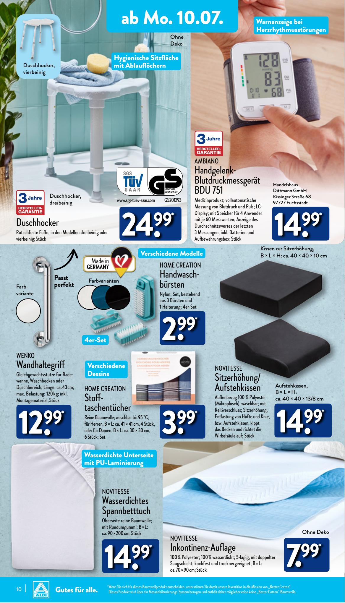 ALDI Nord Prospekt 3 – 6 Juli 2023 Seite 10