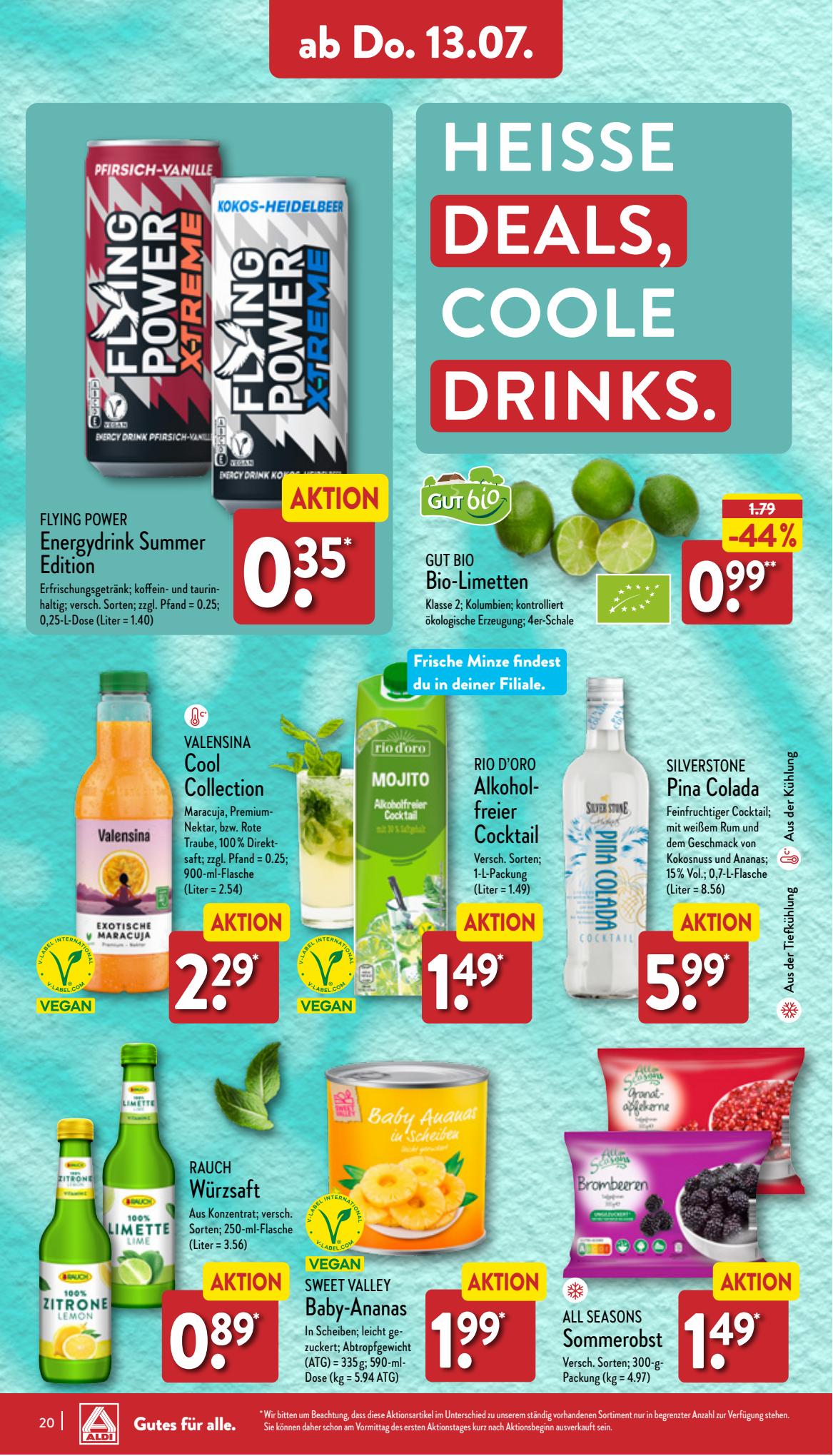 ALDI Nord Prospekt 3 – 6 Juli 2023 Seite 20