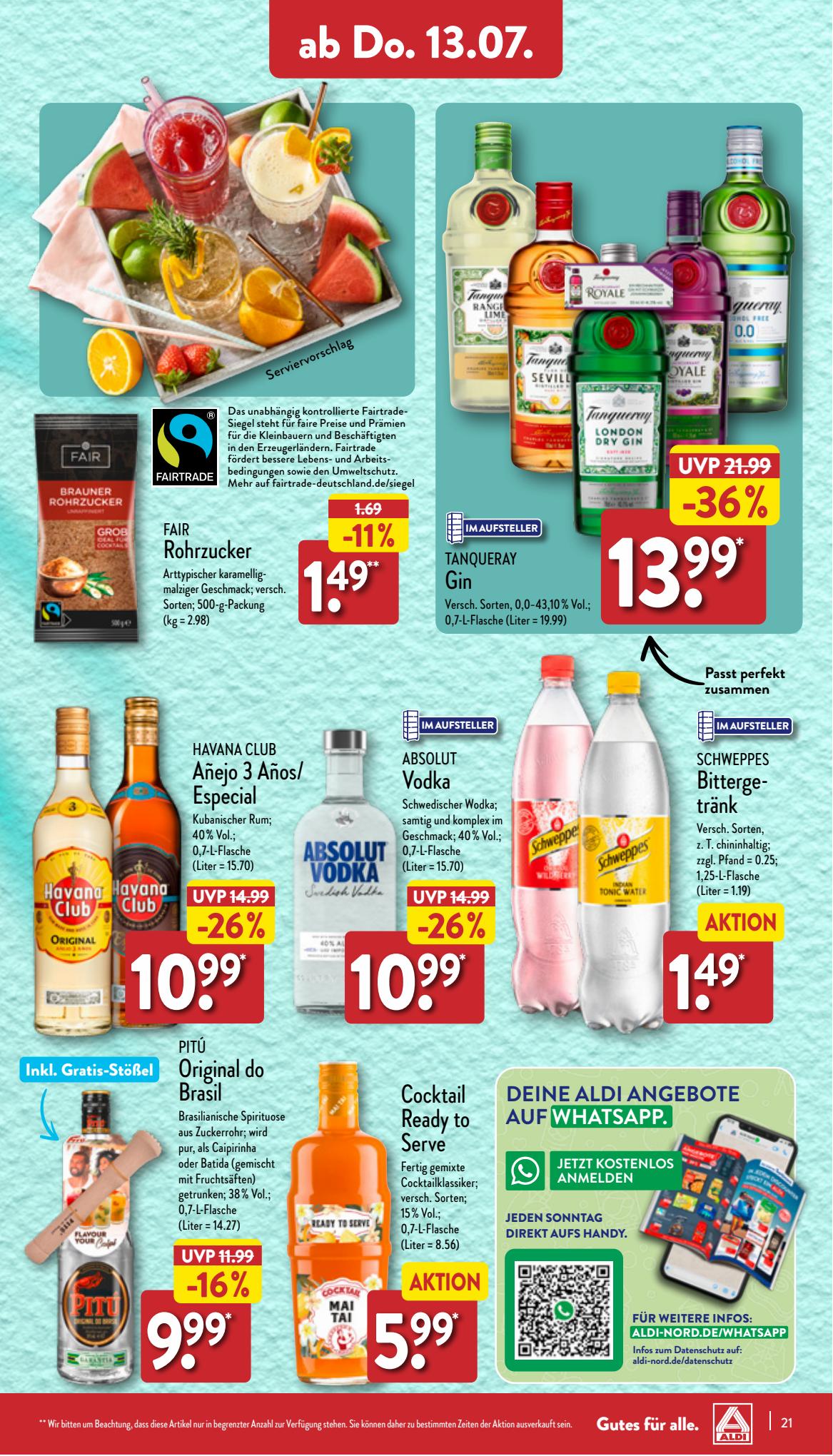 ALDI Nord Prospekt 3 – 6 Juli 2023 Seite 21