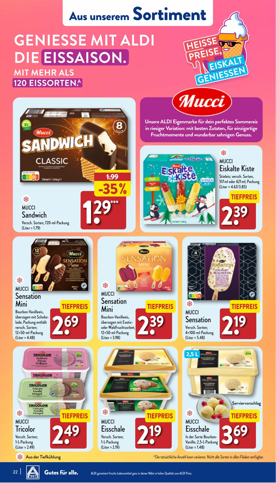ALDI Nord Prospekt 3 – 6 Juli 2023 Seite 22