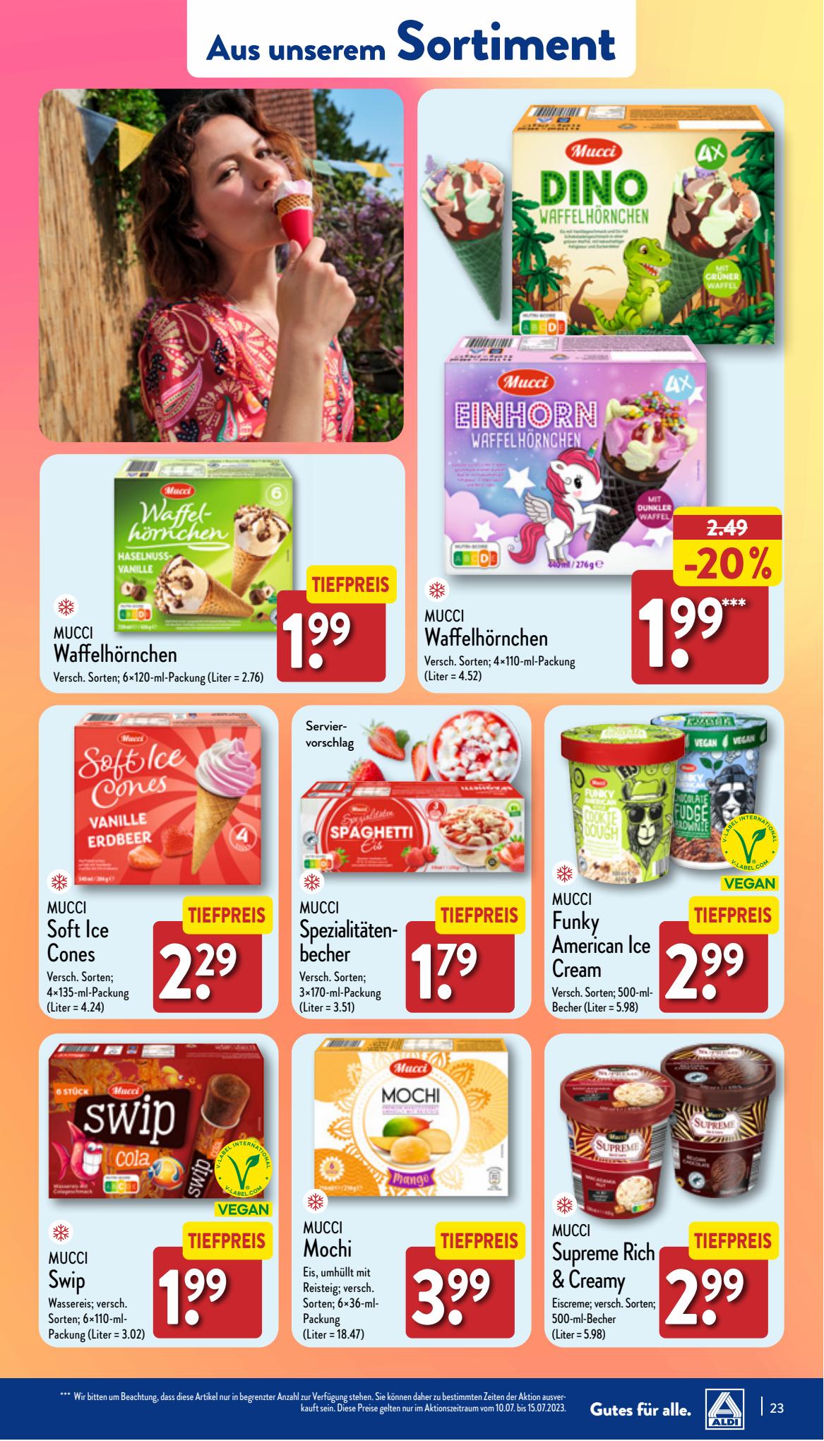 ALDI Nord Prospekt 3 – 6 Juli 2023 Seite 23