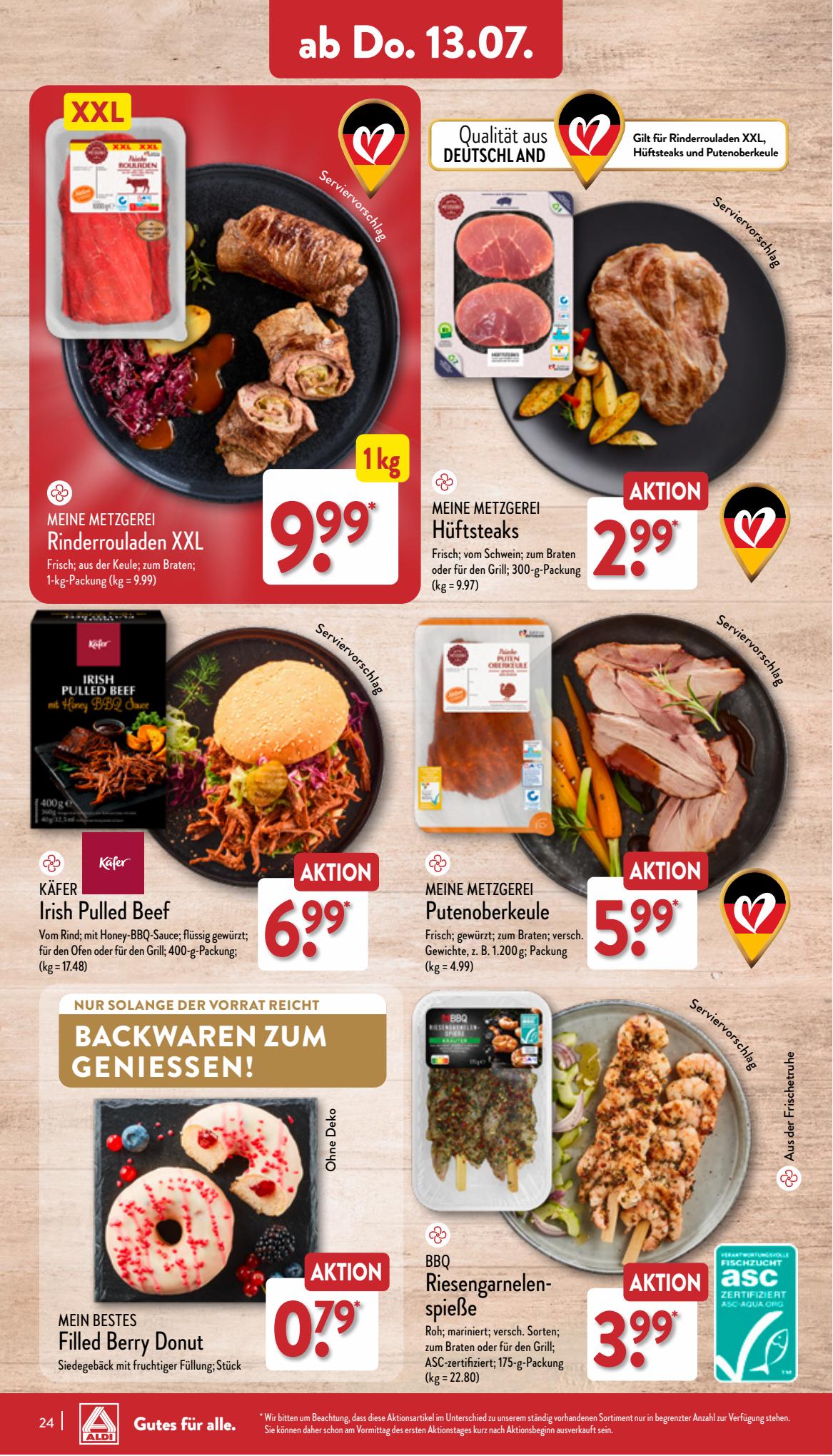 ALDI Nord Prospekt 3 – 6 Juli 2023 Seite 24