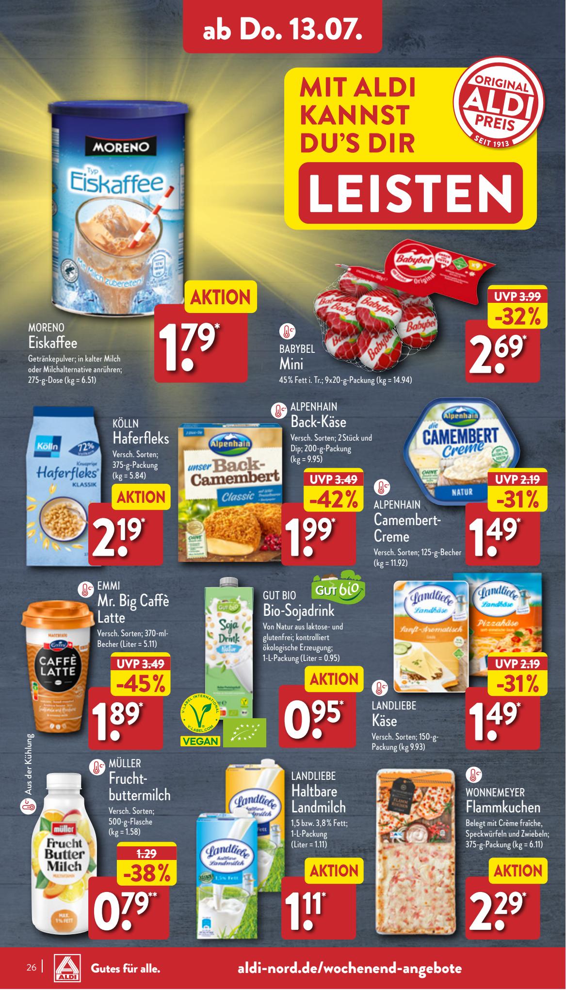 ALDI Nord Prospekt 3 – 6 Juli 2023 Seite 26