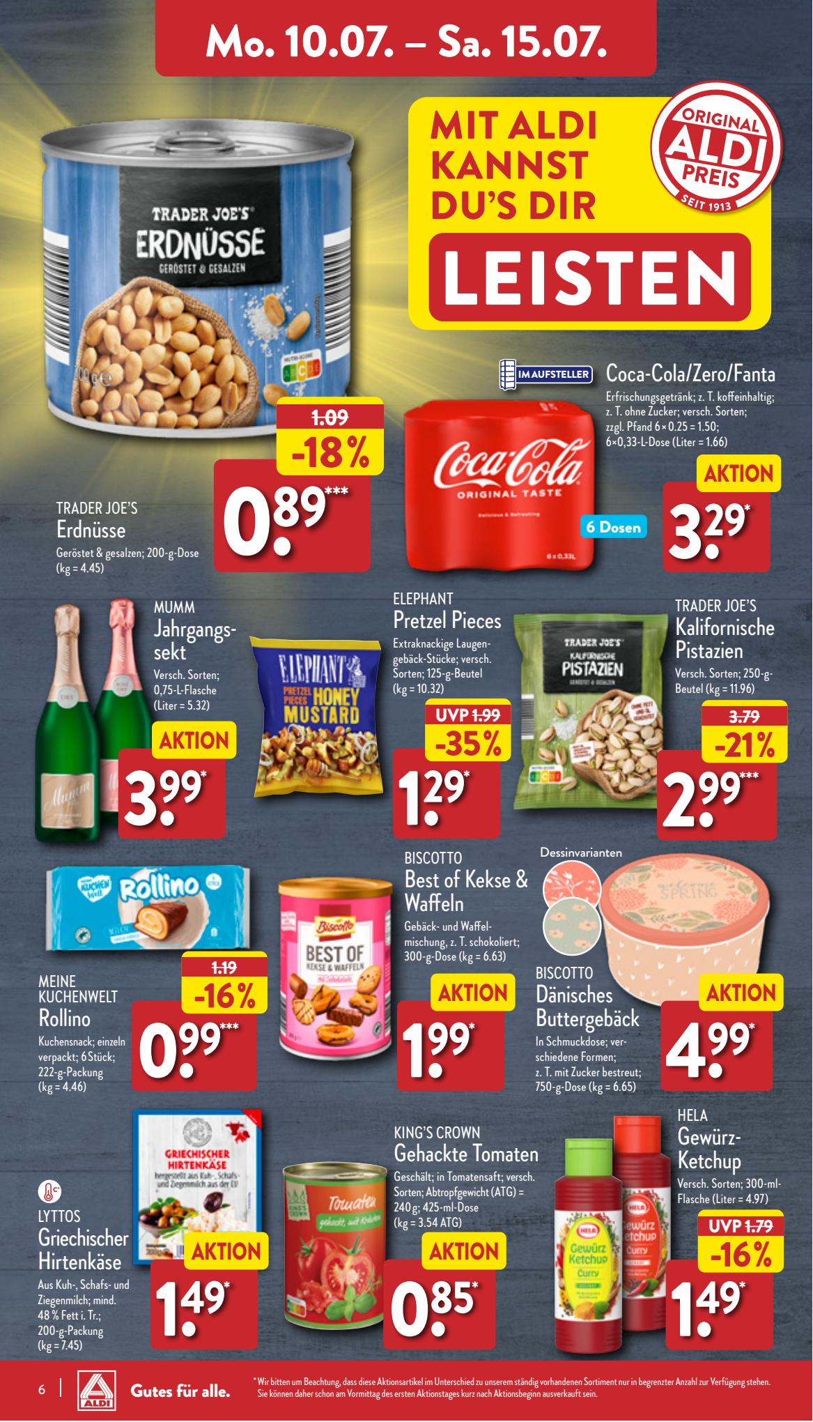 ALDI Nord Prospekt 3 – 6 Juli 2023 Seite 6