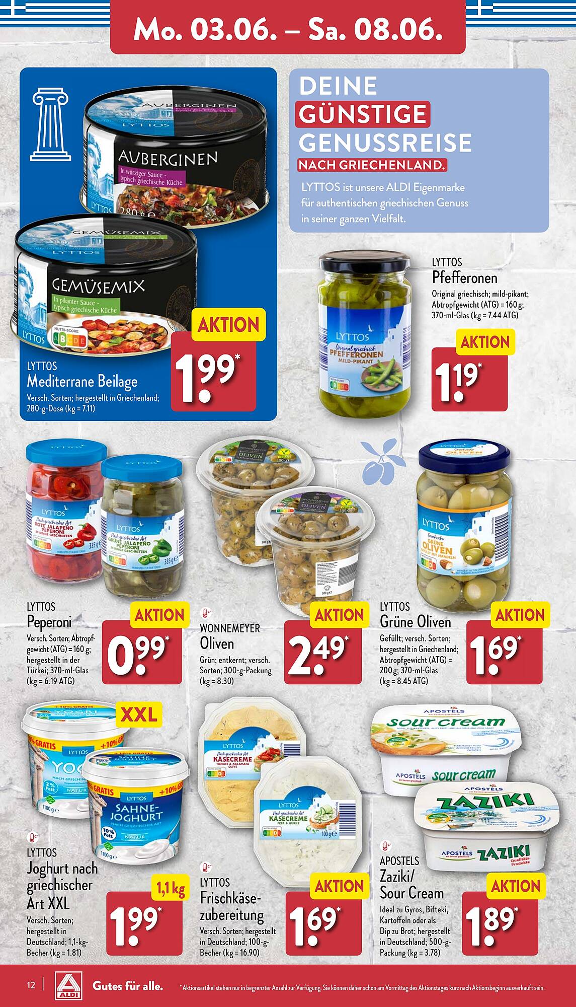 ALDI Nord Prospekt 3 – 8 Juni 2024 Seite 12