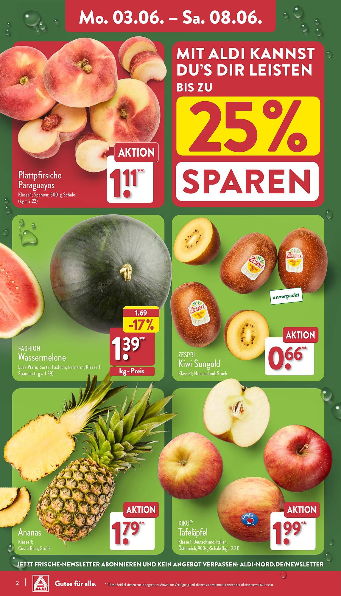 ALDI Nord Prospekt 3 – 8 Juni 2024 Seite 2