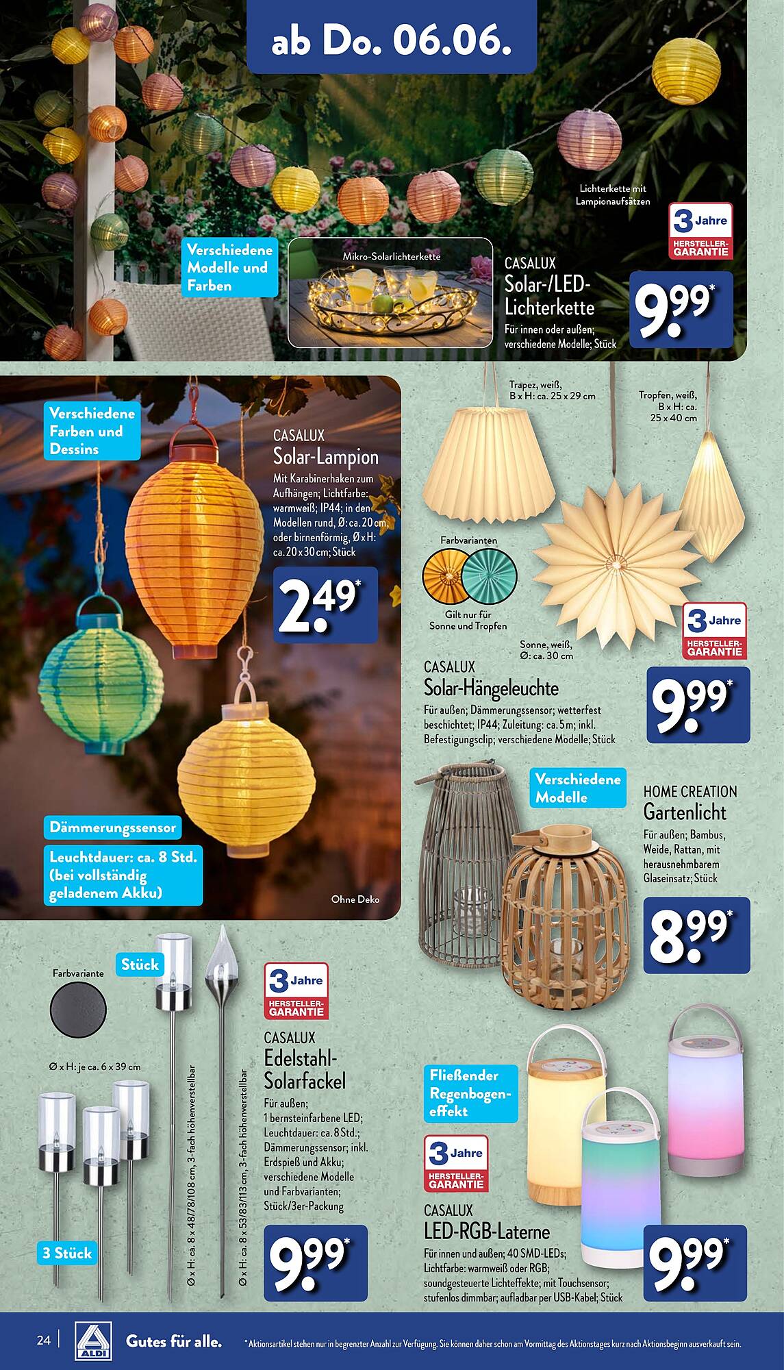 ALDI Nord Prospekt 3 – 8 Juni 2024 Seite 24