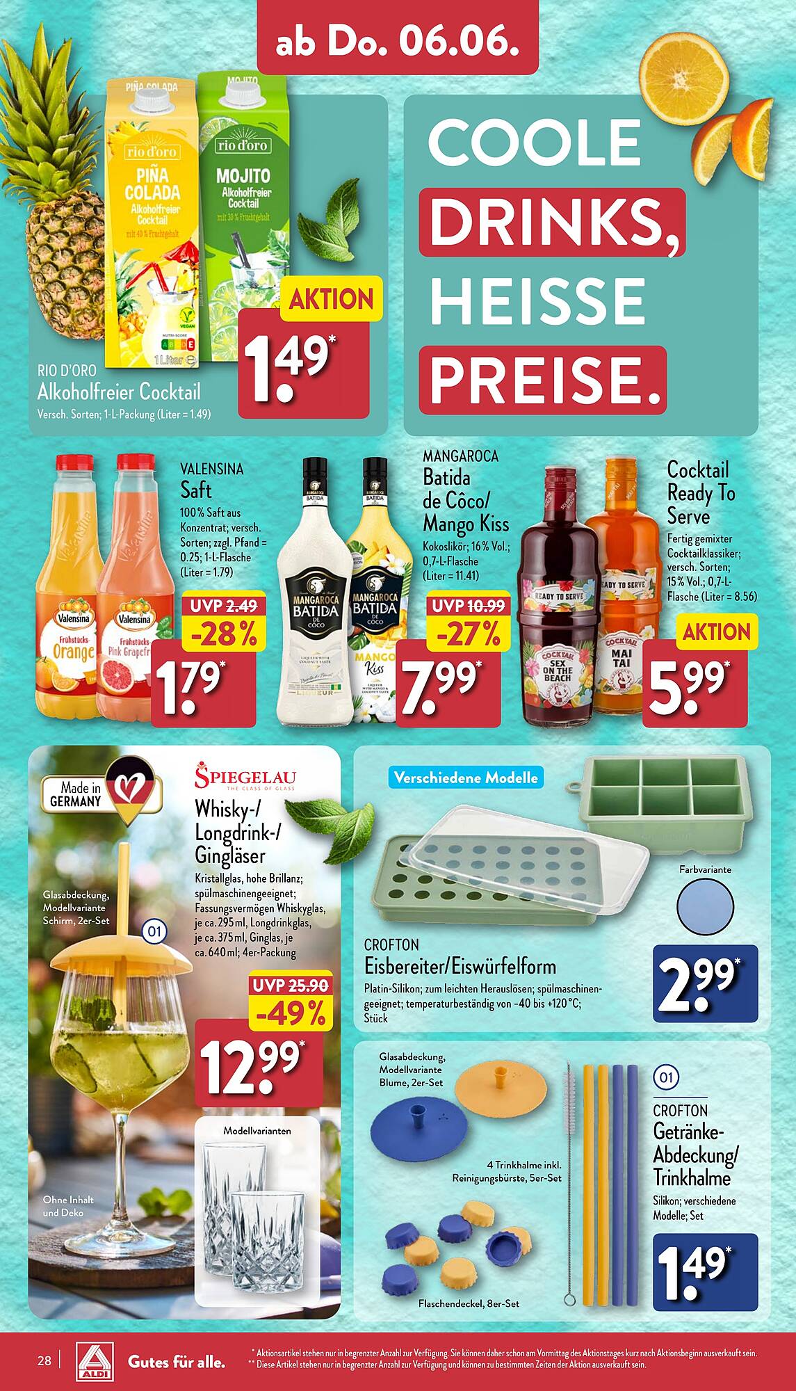 ALDI Nord Prospekt 3 – 8 Juni 2024 Seite 28