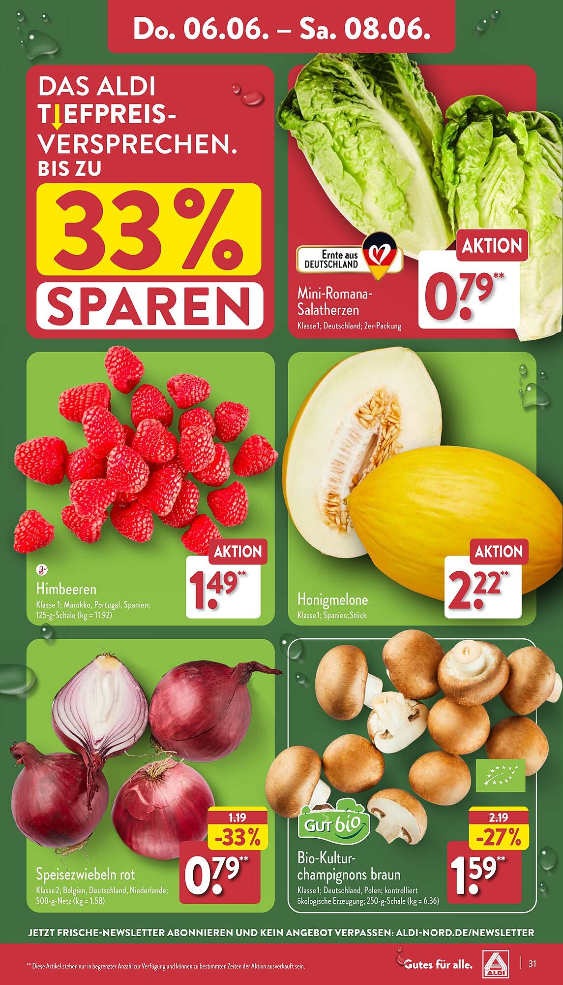 ALDI Nord Prospekt 3 – 8 Juni 2024 Seite 31