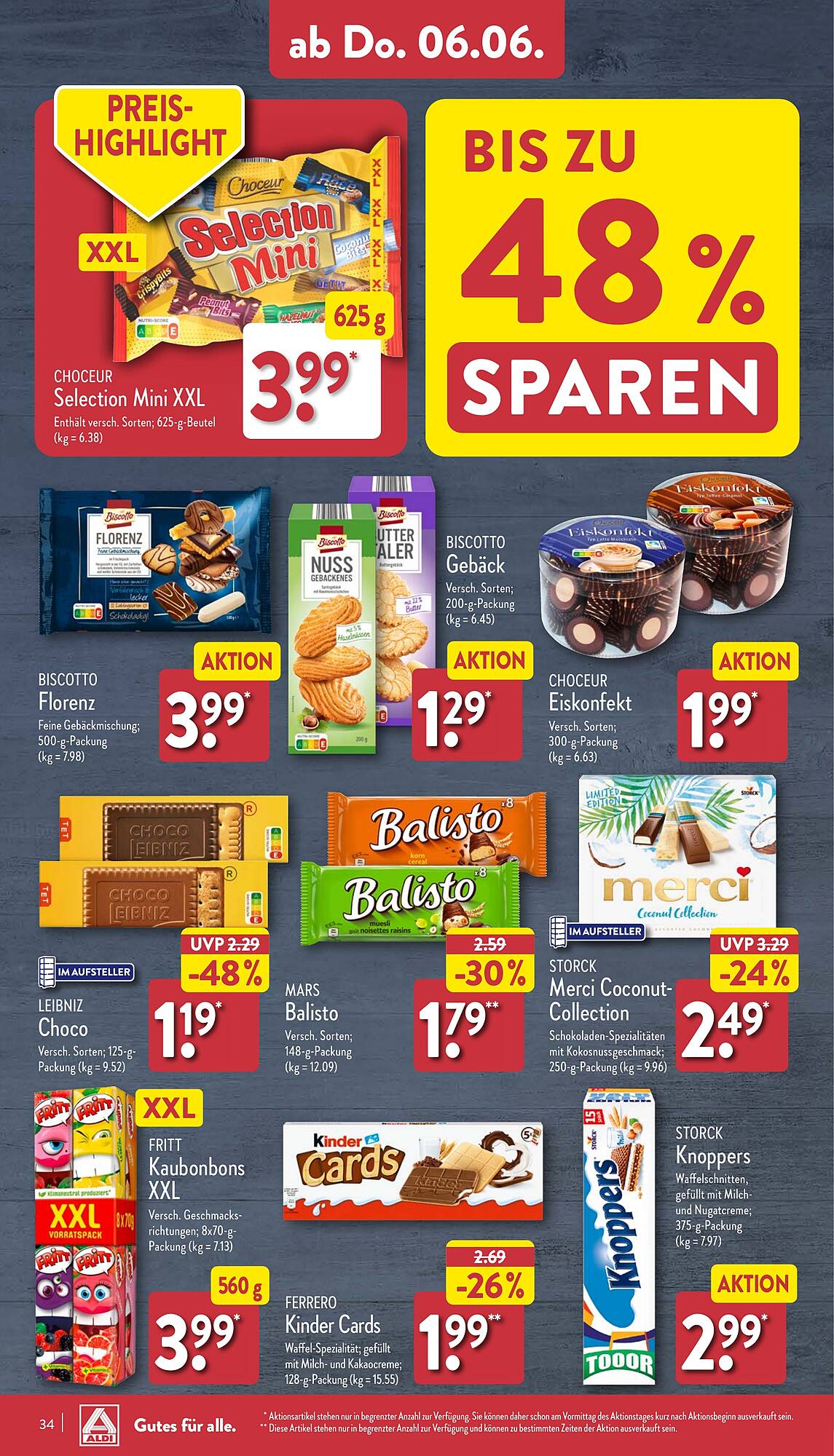 ALDI Nord Prospekt 3 – 8 Juni 2024 Seite 34