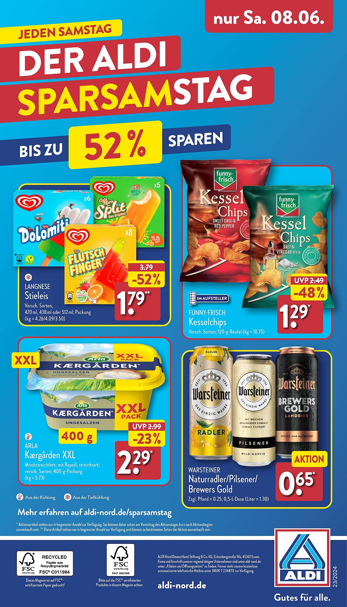 ALDI Nord Prospekt 3 – 8 Juni 2024 Seite 43