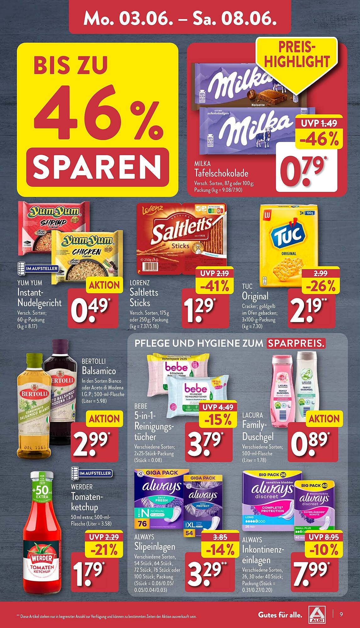 ALDI Nord Prospekt 3 – 8 Juni 2024 Seite 9