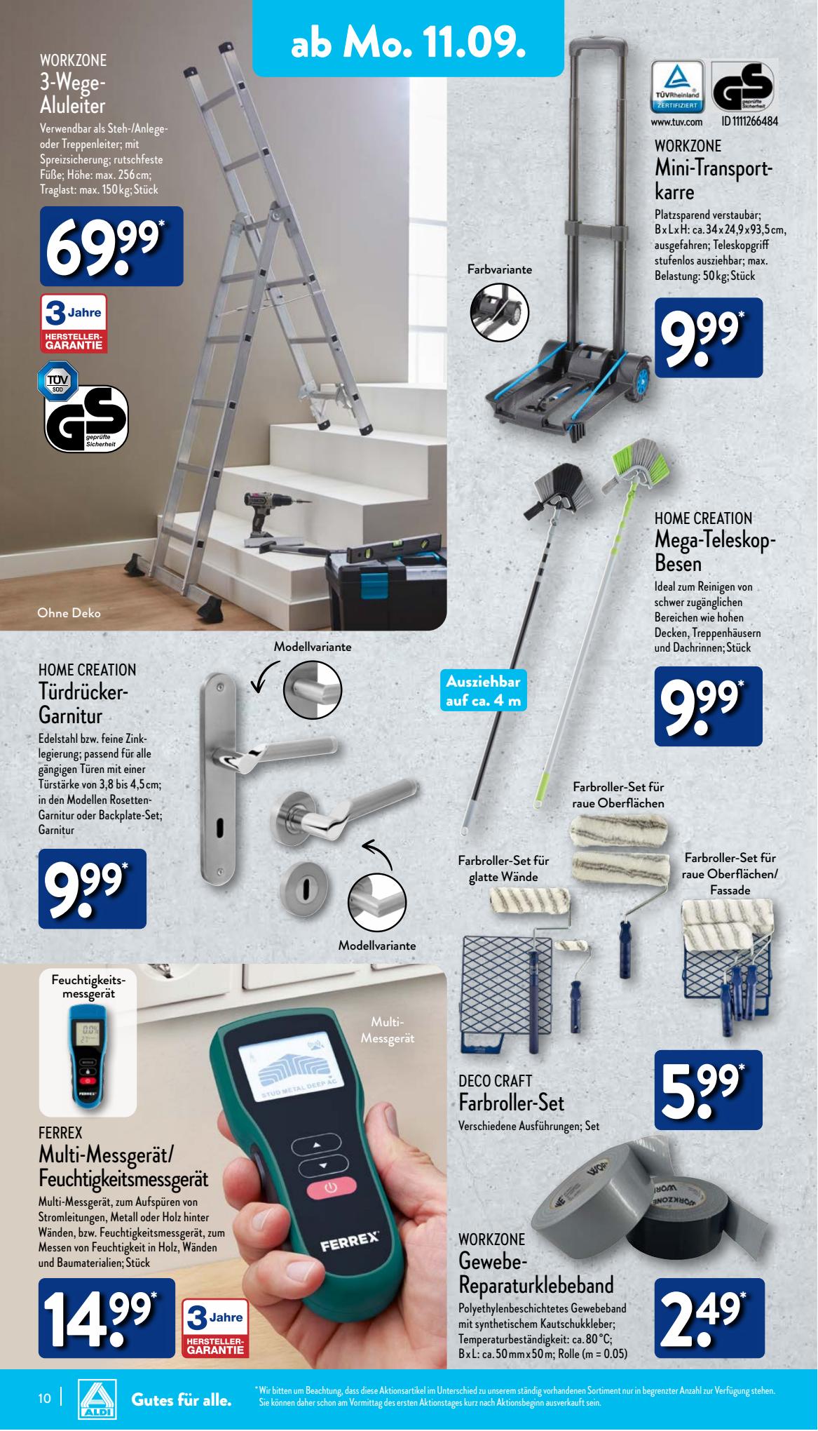 ALDI Nord Prospekt 4 – 7 September 2023 Seite 10