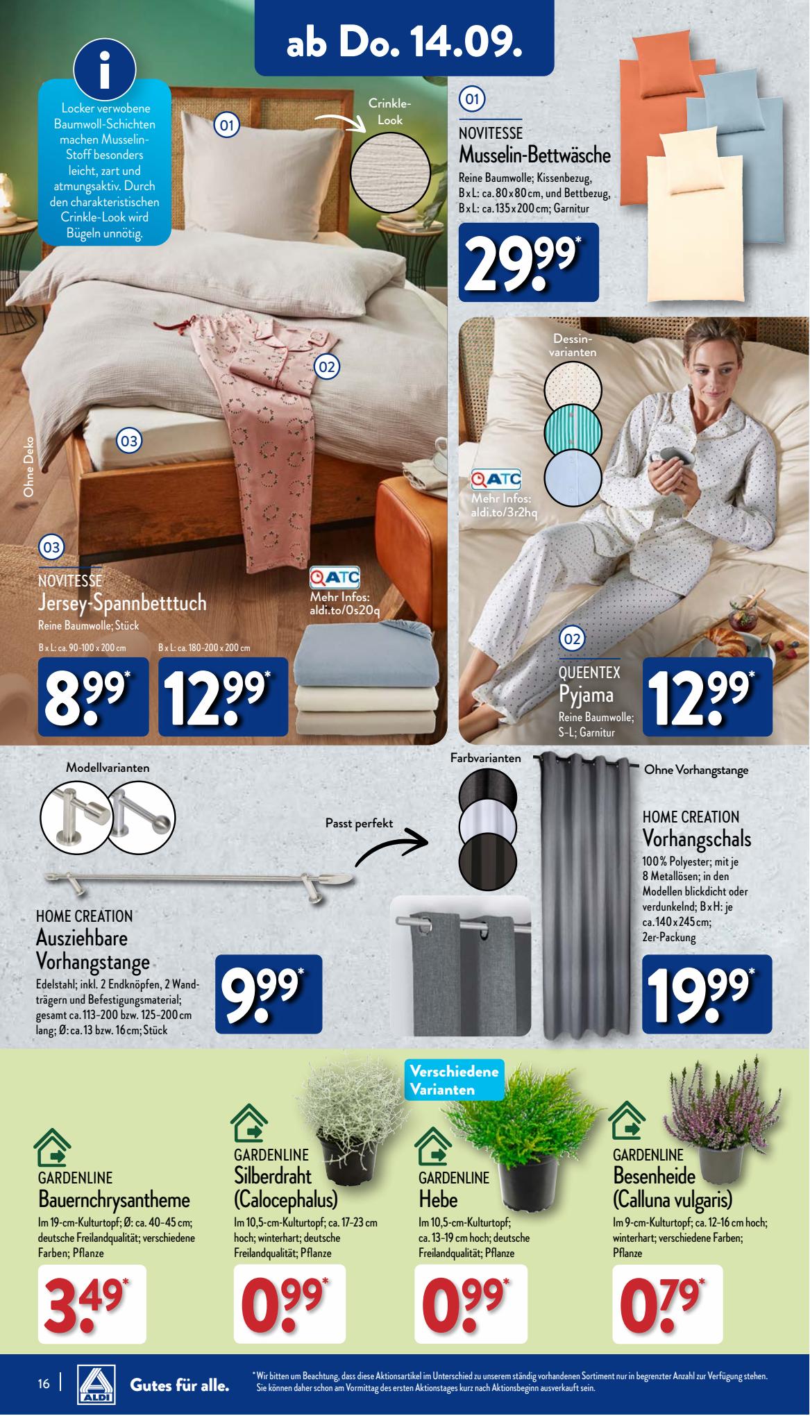 ALDI Nord Prospekt 4 – 7 September 2023 Seite 16