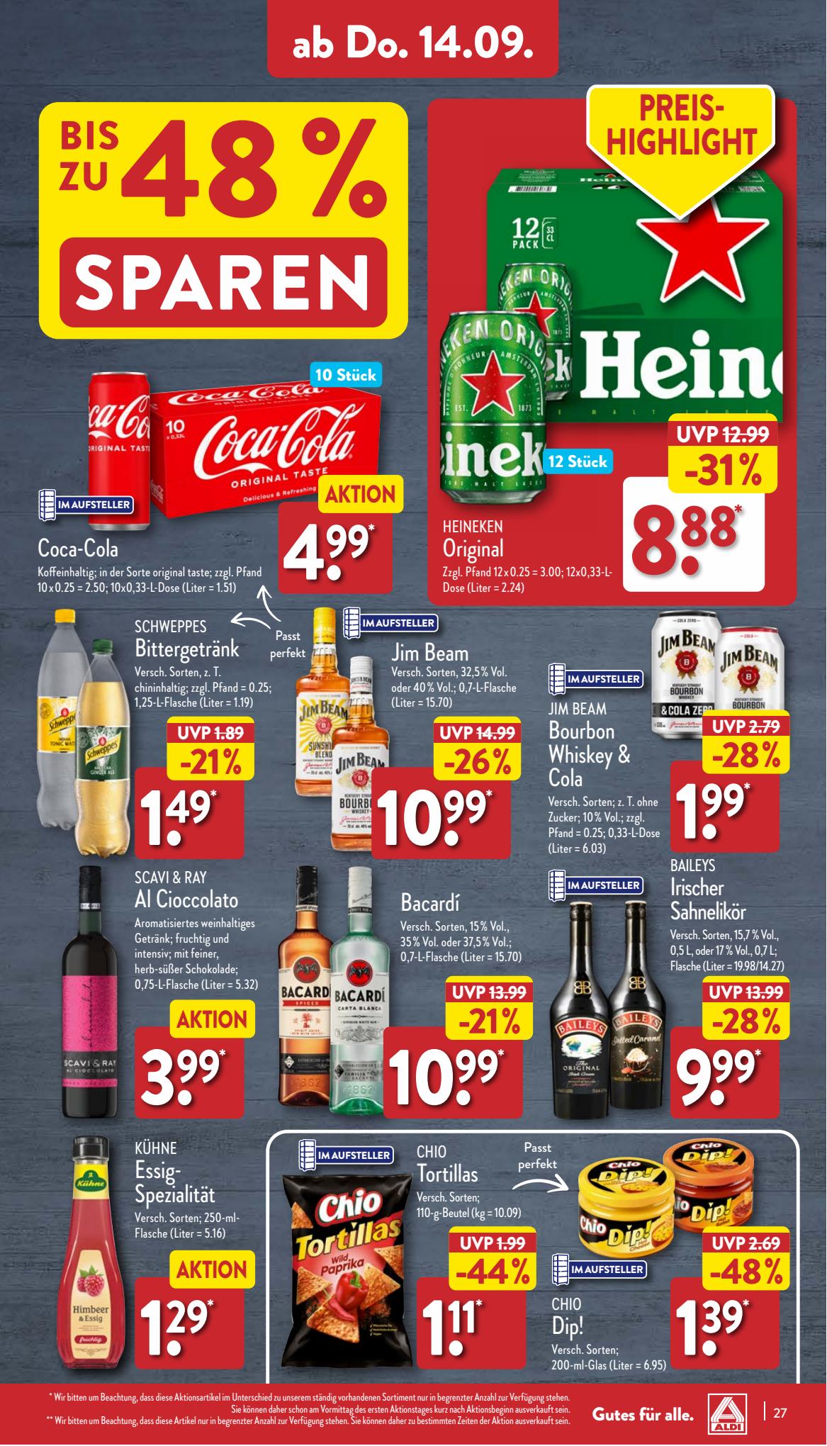 ALDI Nord Prospekt 4 – 7 September 2023 Seite 27