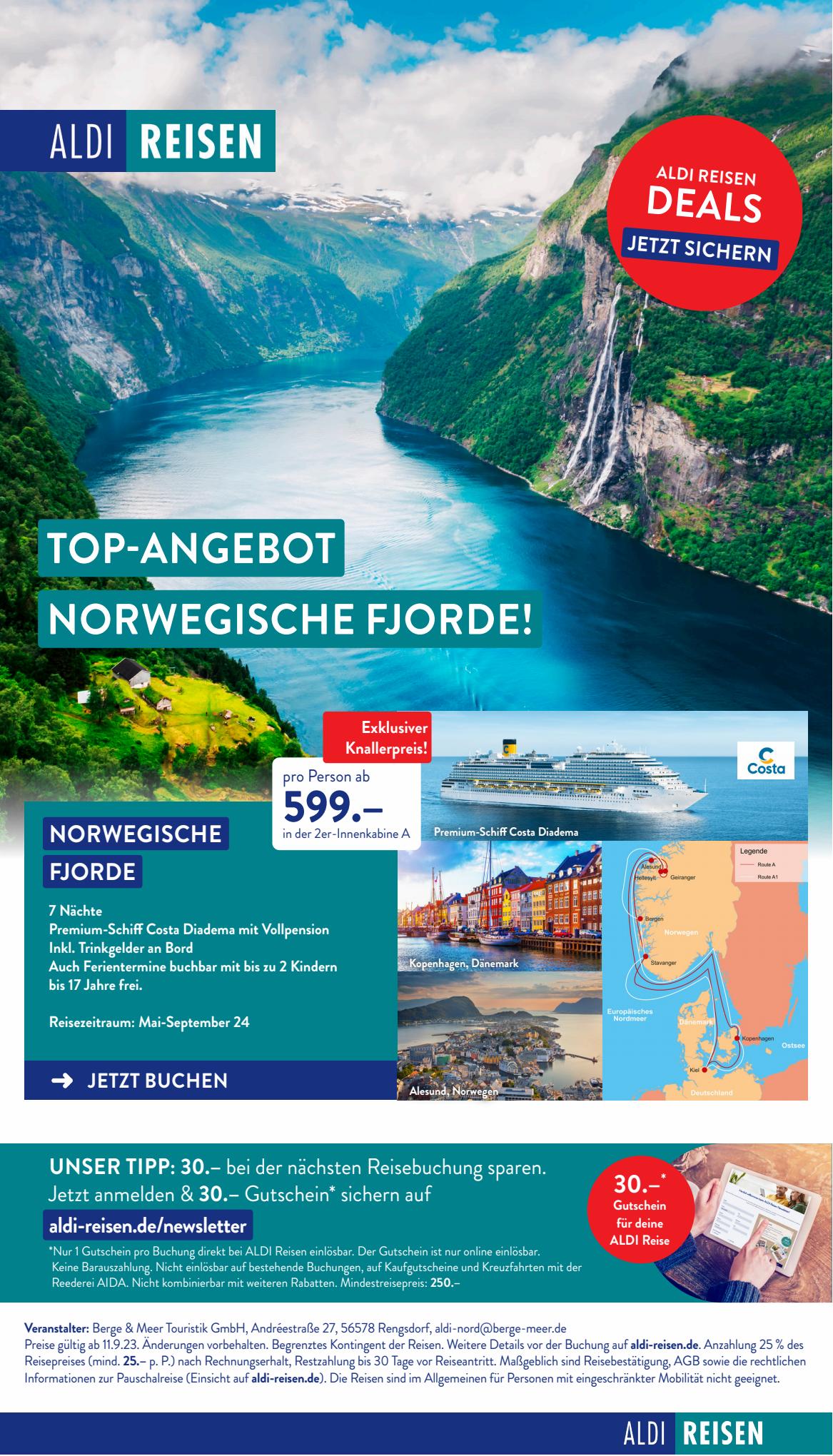 ALDI Nord Prospekt 4 – 7 September 2023 Seite 34