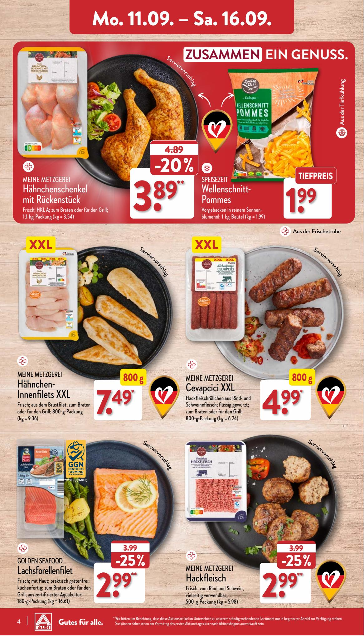 ALDI Nord Prospekt 4 – 7 September 2023 Seite 4