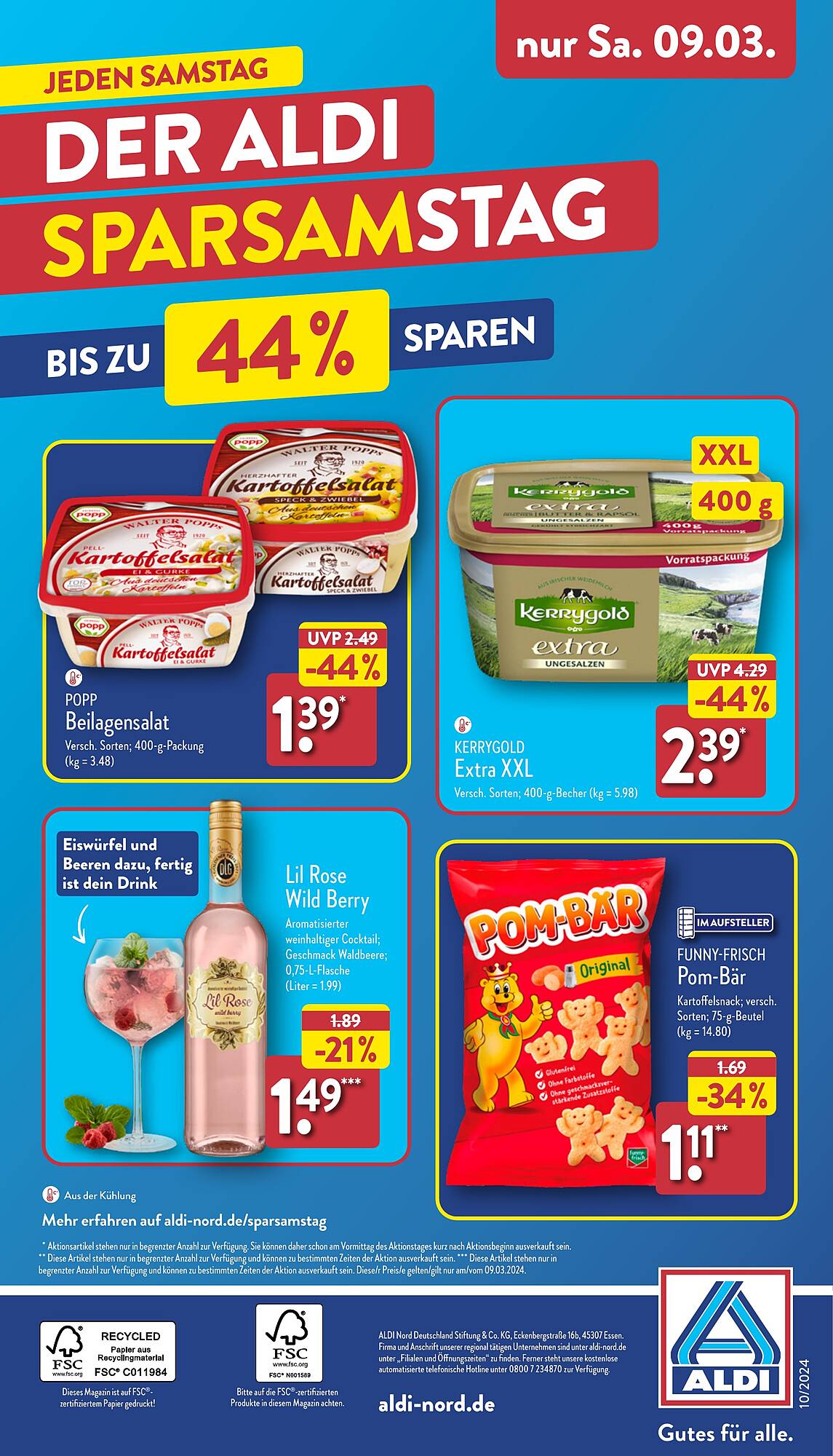 ALDI Nord Prospekt 4 – 9 Marsch 2024 Seite 37