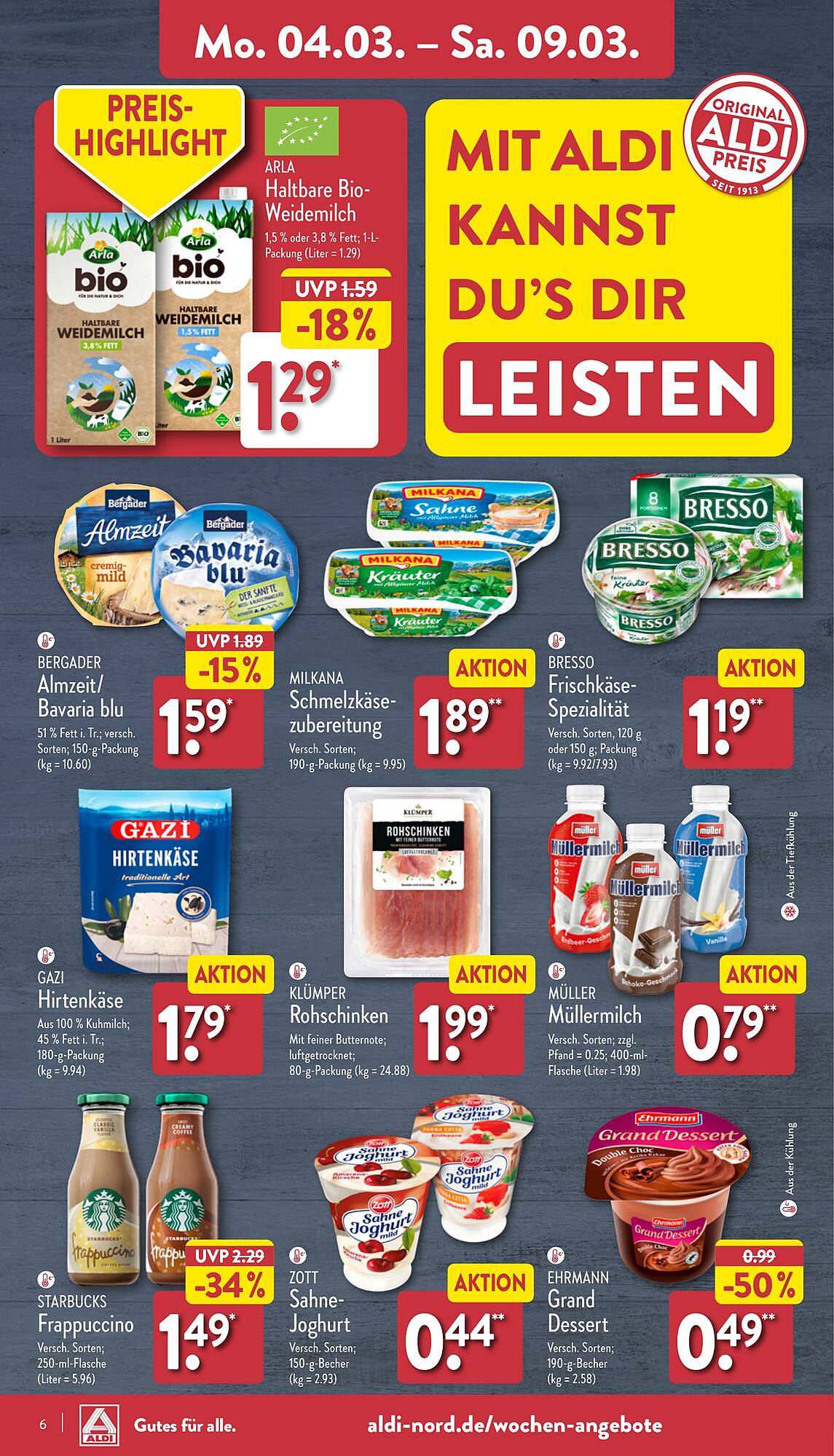 ALDI Nord Prospekt 4 – 9 Marsch 2024 Seite 6