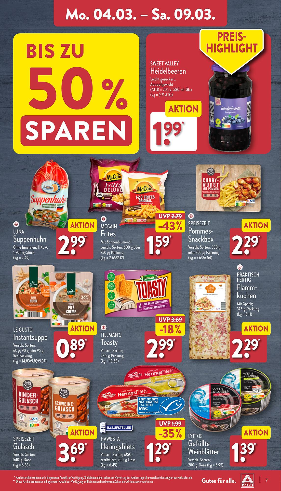 ALDI Nord Prospekt 4 – 9 Marsch 2024 Seite 7
