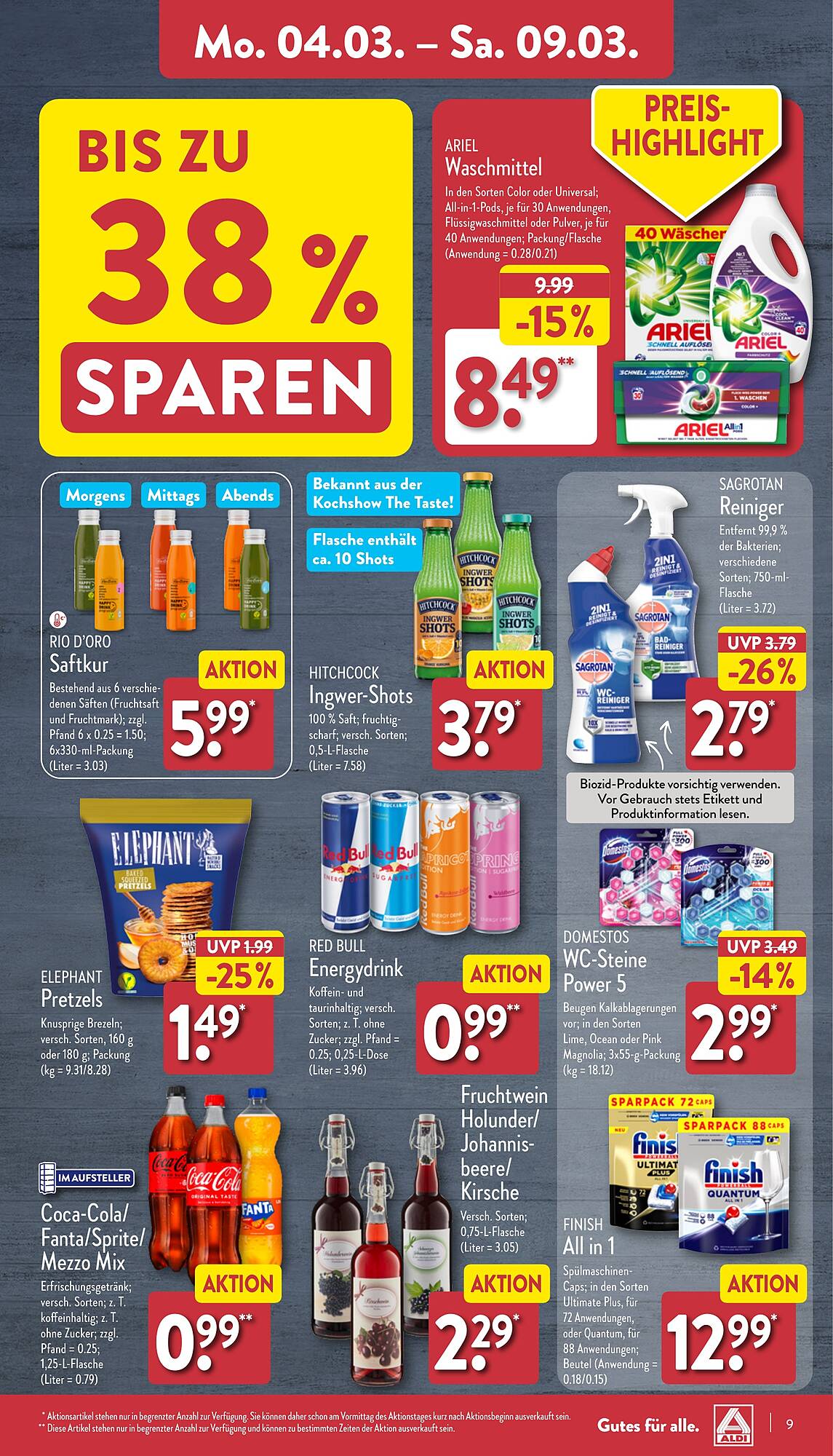 ALDI Nord Prospekt 4 – 9 Marsch 2024 Seite 9