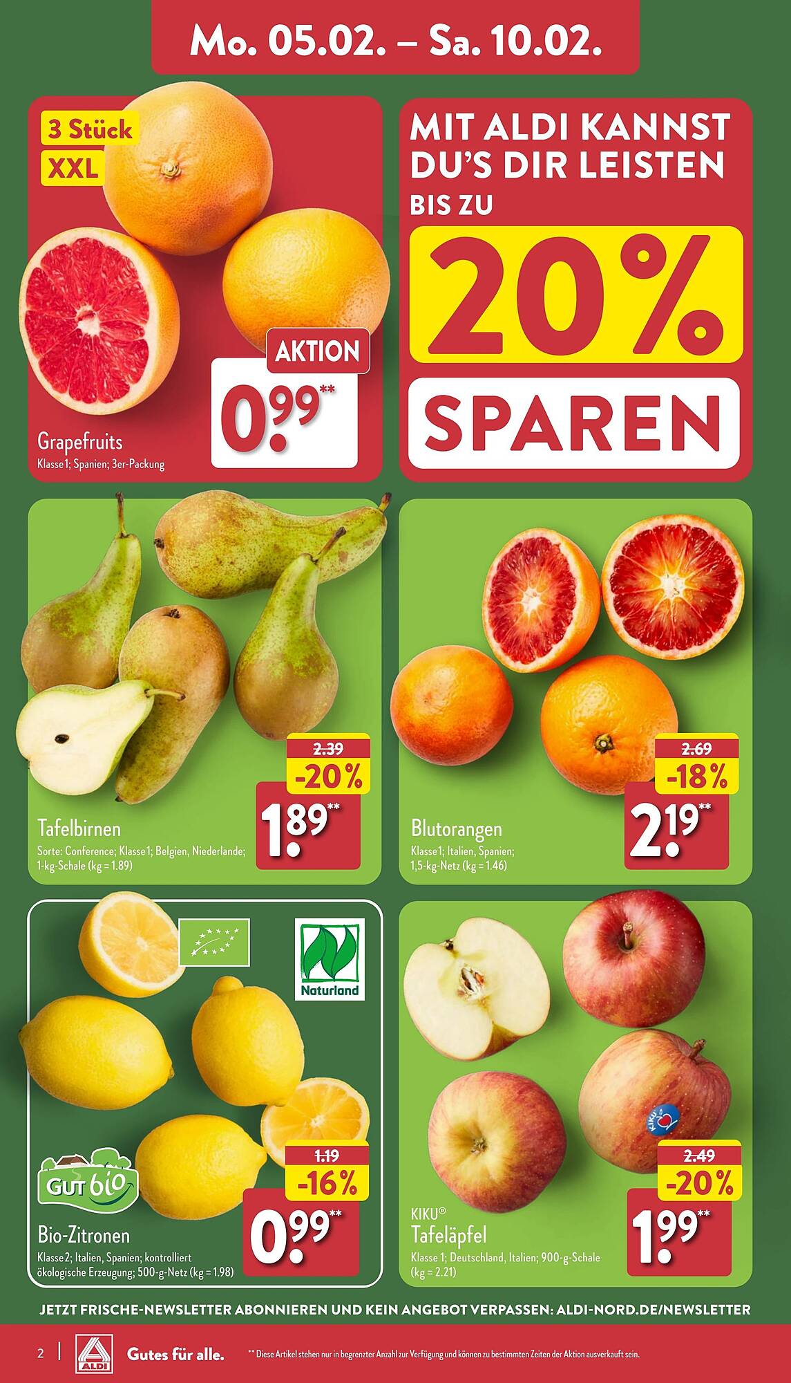 ALDI Nord Prospekt 5 – 10 Februar 2024 Seite 2