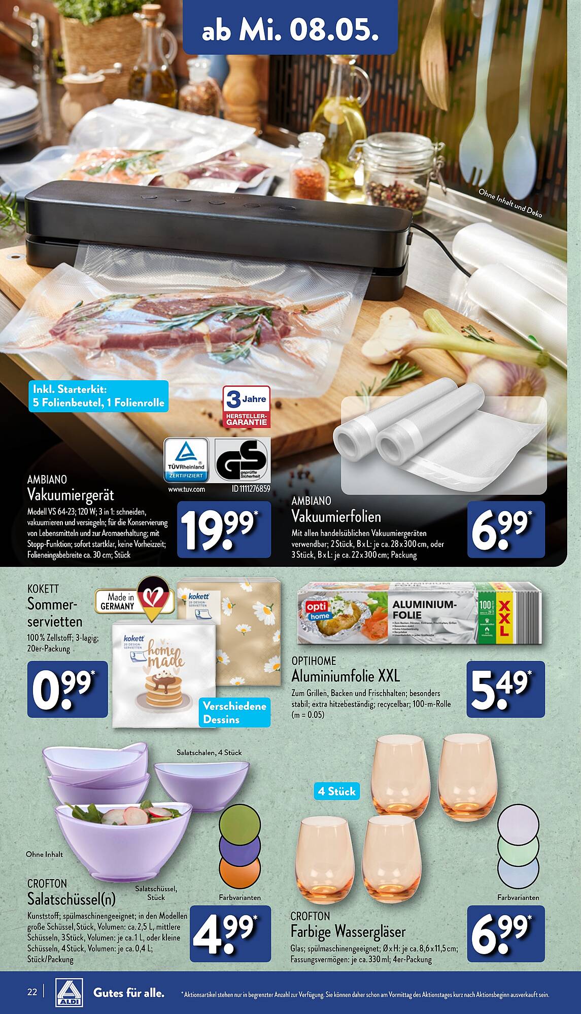 ALDI Nord Prospekt 6 – 11 Mai 2024 Seite 22