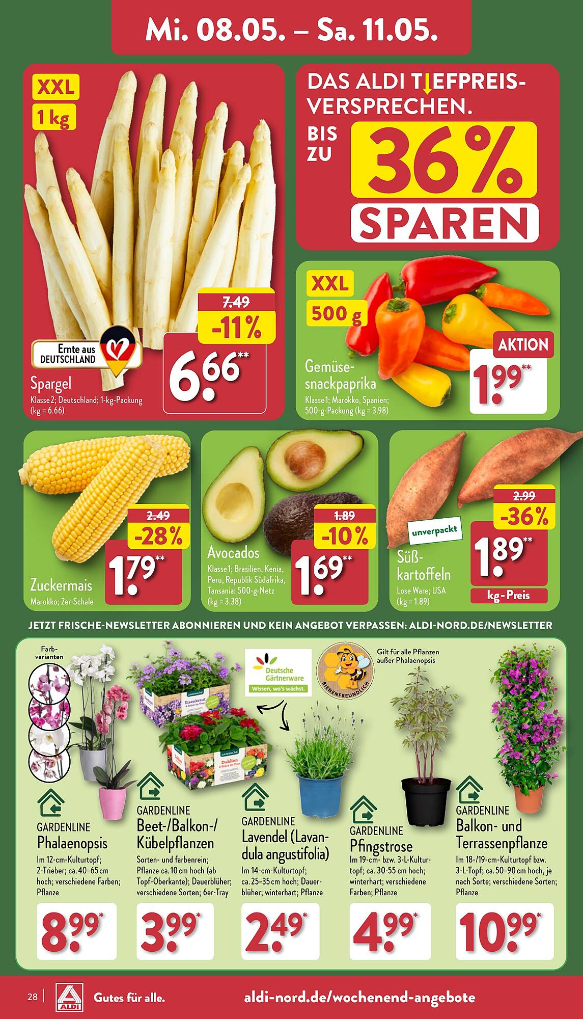 ALDI Nord Prospekt 6 – 11 Mai 2024 Seite 28