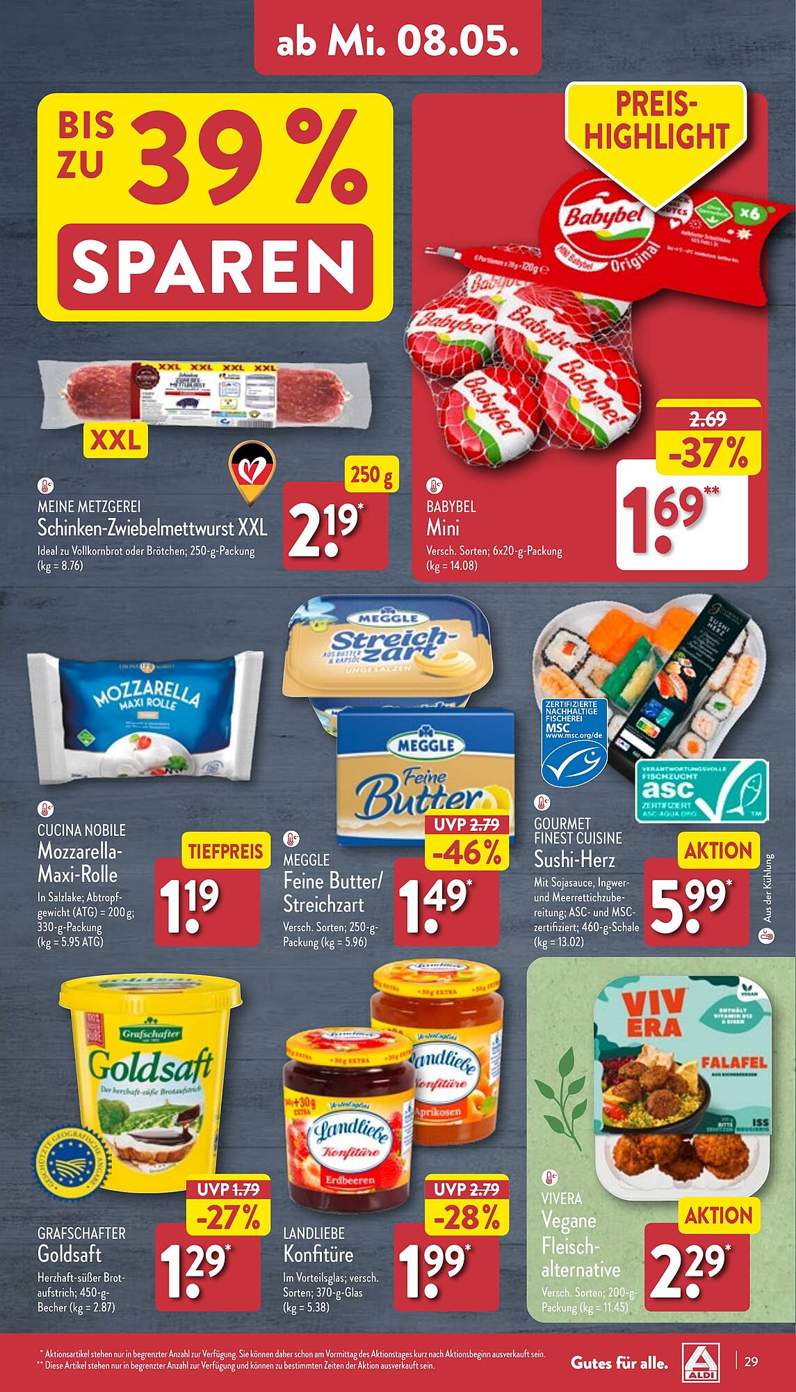 ALDI Nord Prospekt 6 – 11 Mai 2024 Seite 29