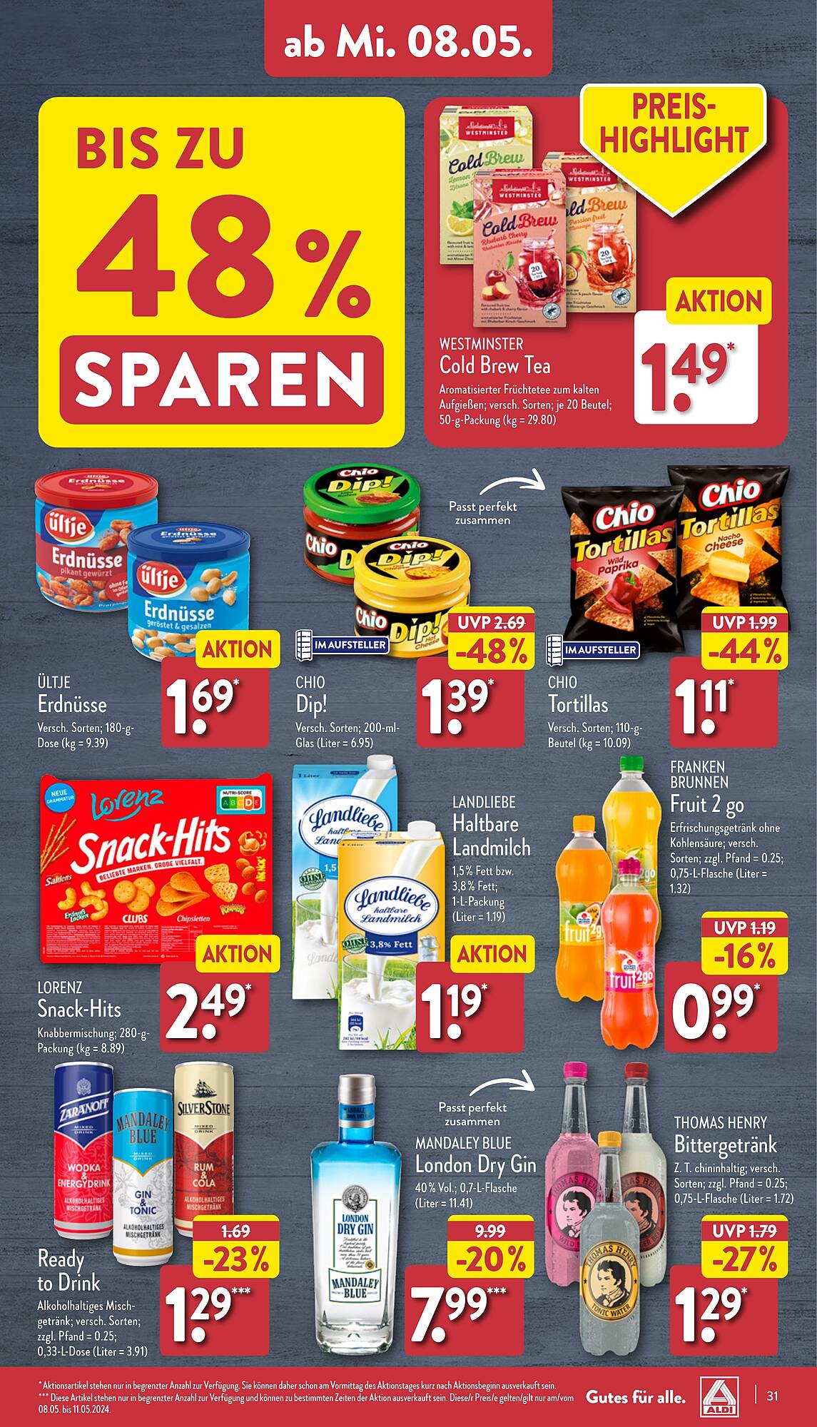 ALDI Nord Prospekt 6 – 11 Mai 2024 Seite 31