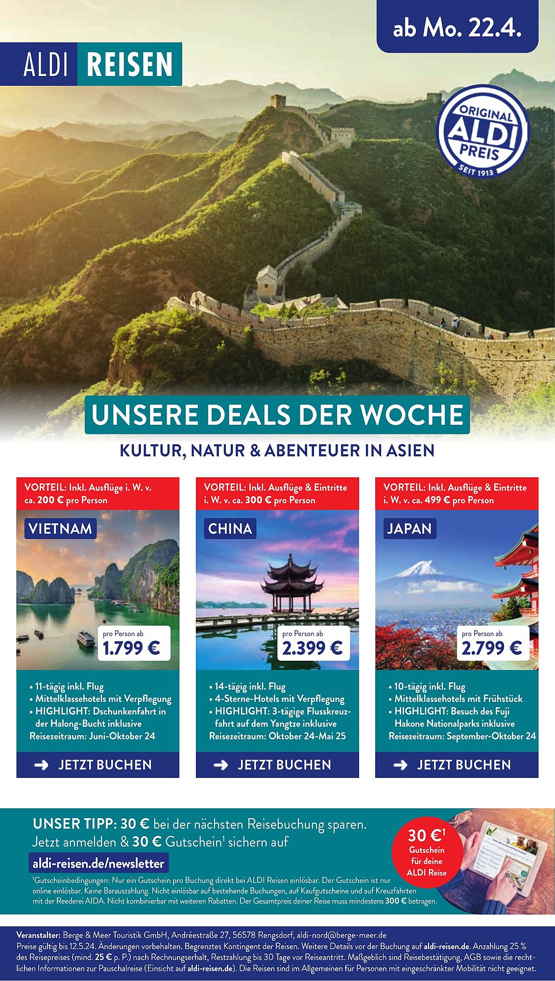 ALDI Nord Prospekt 6 – 11 Mai 2024 Seite 38