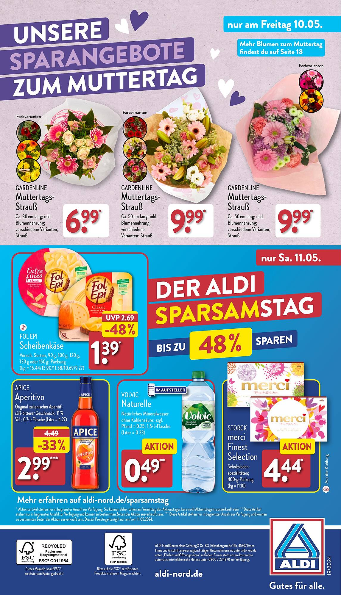 ALDI Nord Prospekt 6 – 11 Mai 2024 Seite 39