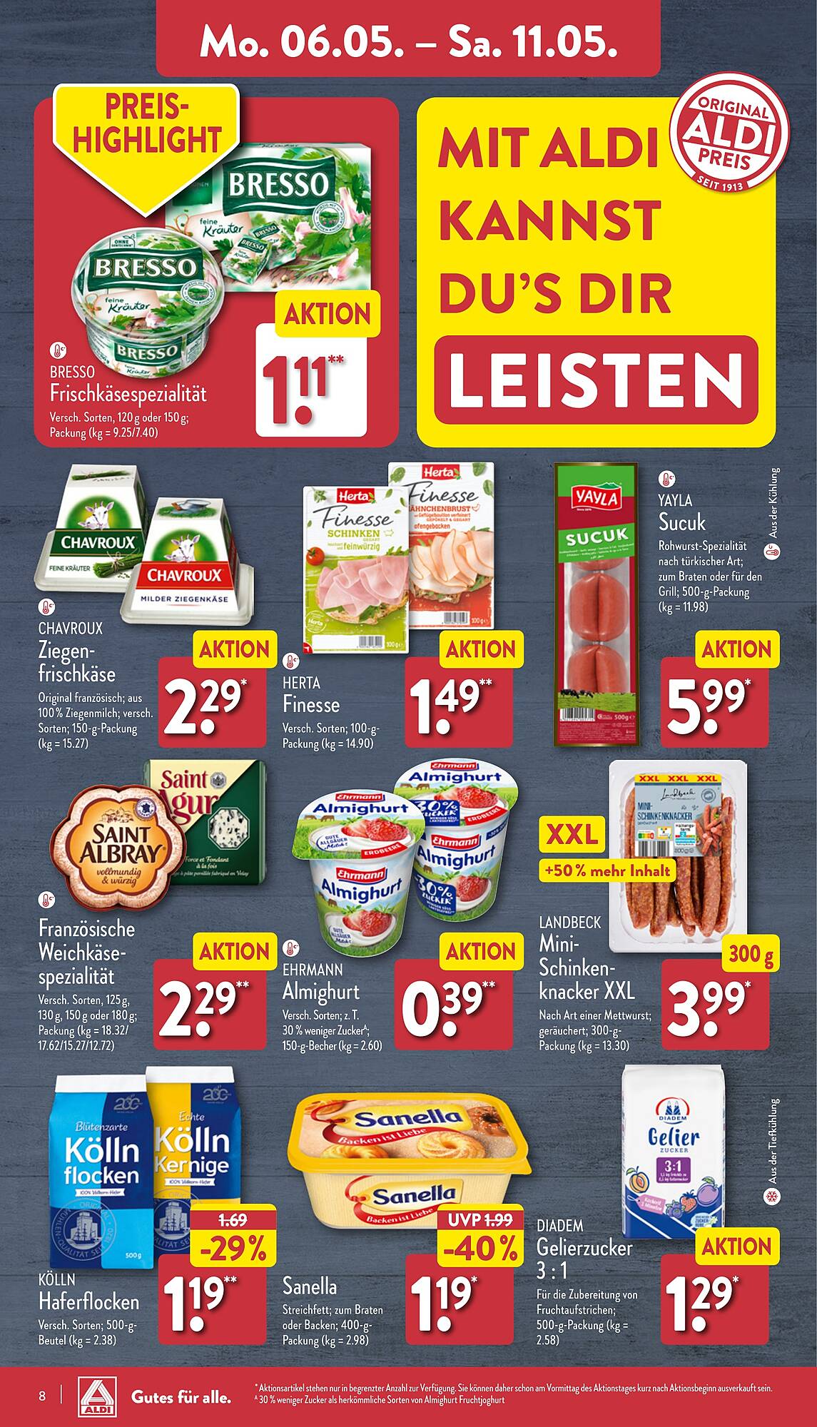 ALDI Nord Prospekt 6 – 11 Mai 2024 Seite 8