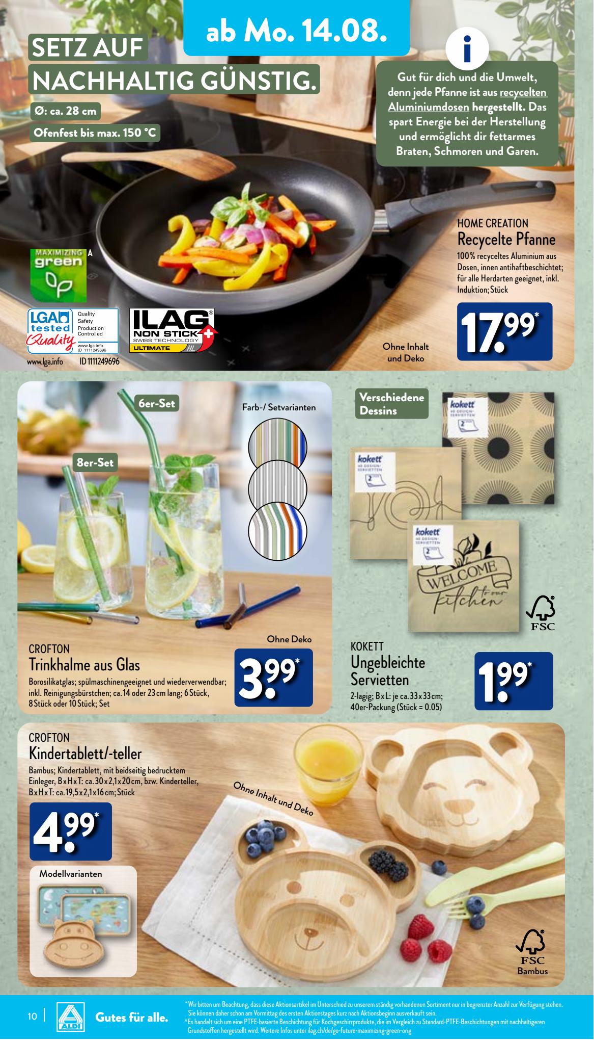 ALDI Nord Prospekt 7 – 10 August 2023 Seite 10