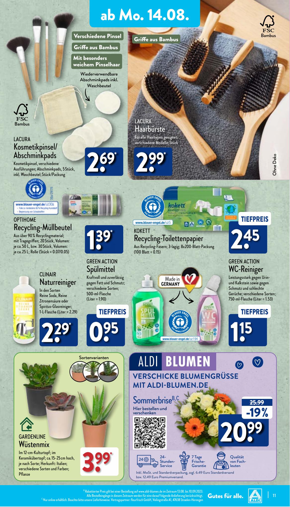 ALDI Nord Prospekt 7 – 10 August 2023 Seite 11