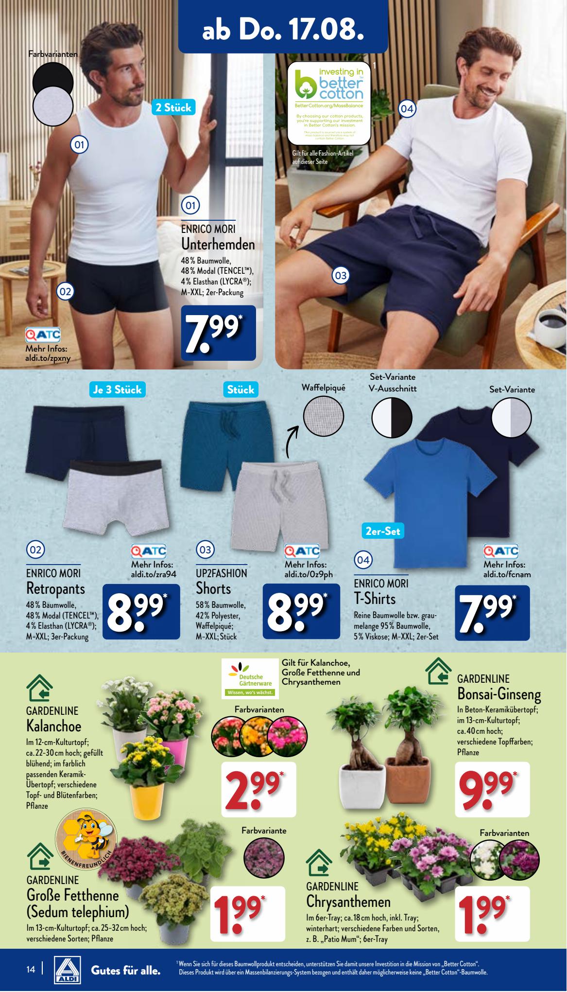 ALDI Nord Prospekt 7 – 10 August 2023 Seite 14