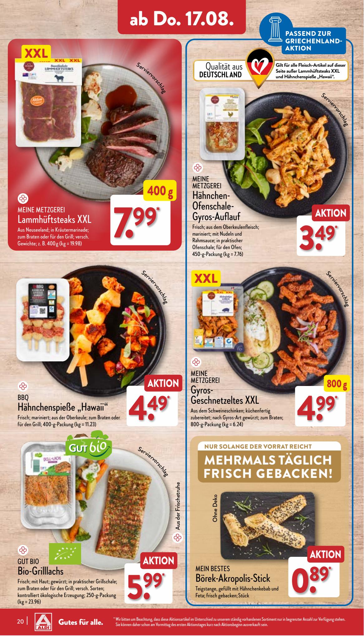 ALDI Nord Prospekt 7 – 10 August 2023 Seite 20