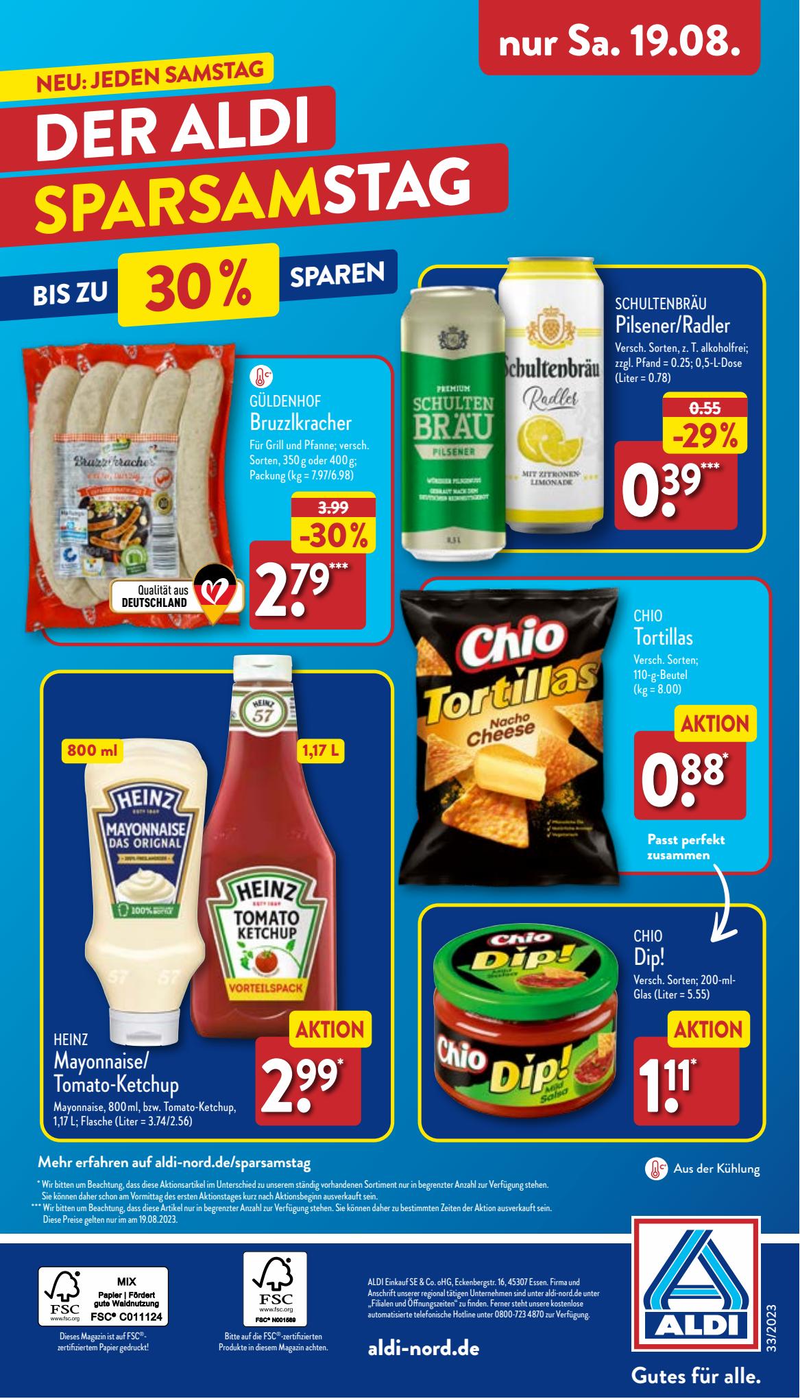ALDI Nord Prospekt 7 – 10 August 2023 Seite 31
