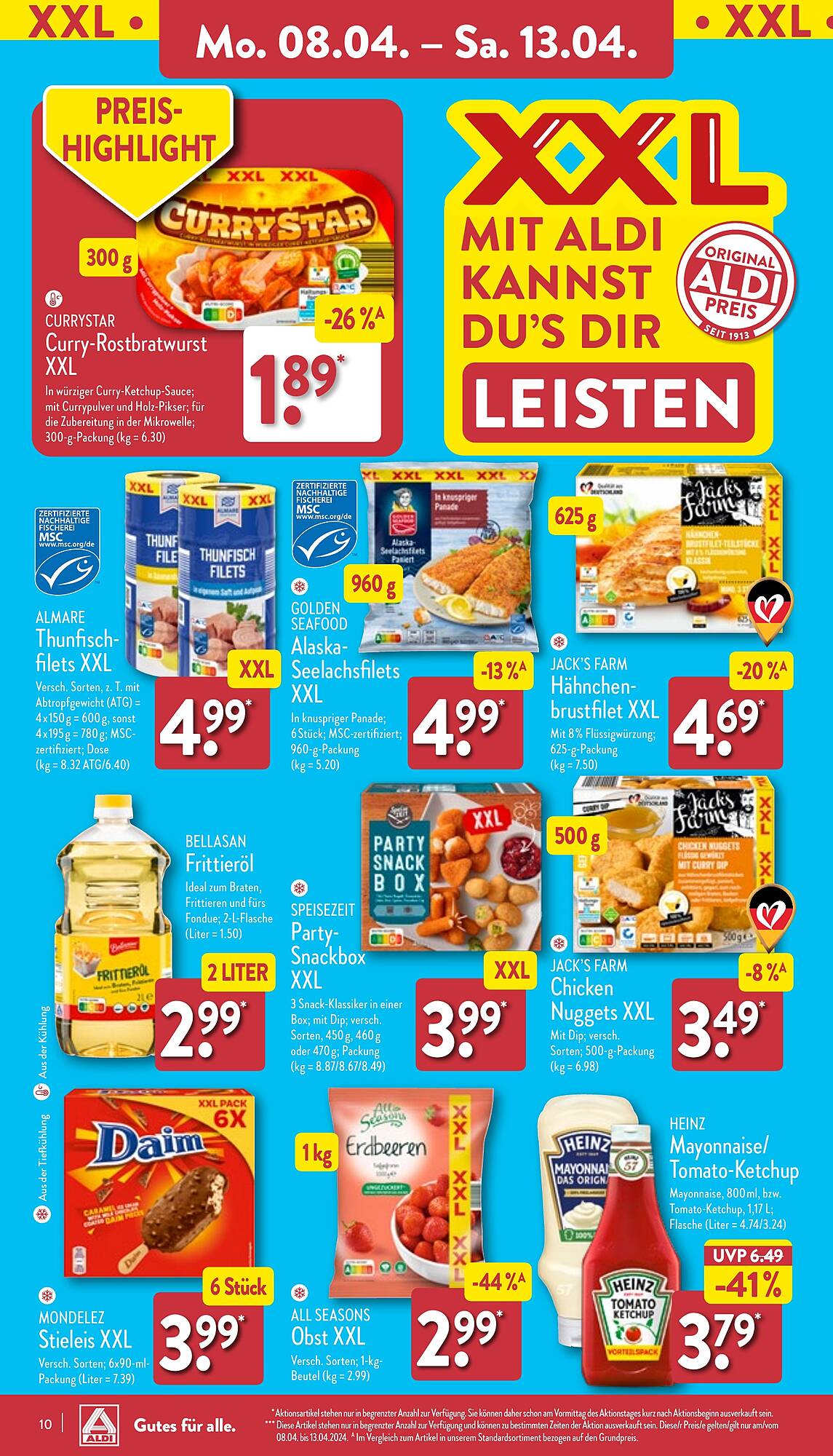 ALDI Nord Prospekt 8 – 13 April 2024 Seite 10
