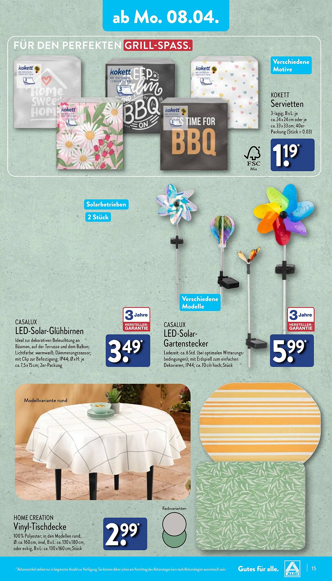 ALDI Nord Prospekt 8 – 13 April 2024 Seite 15