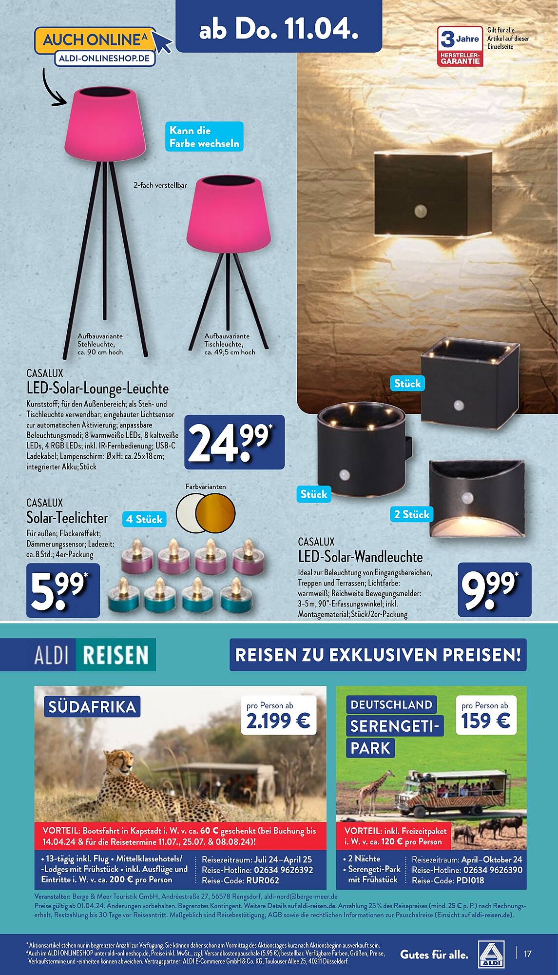 ALDI Nord Prospekt 8 – 13 April 2024 Seite 17