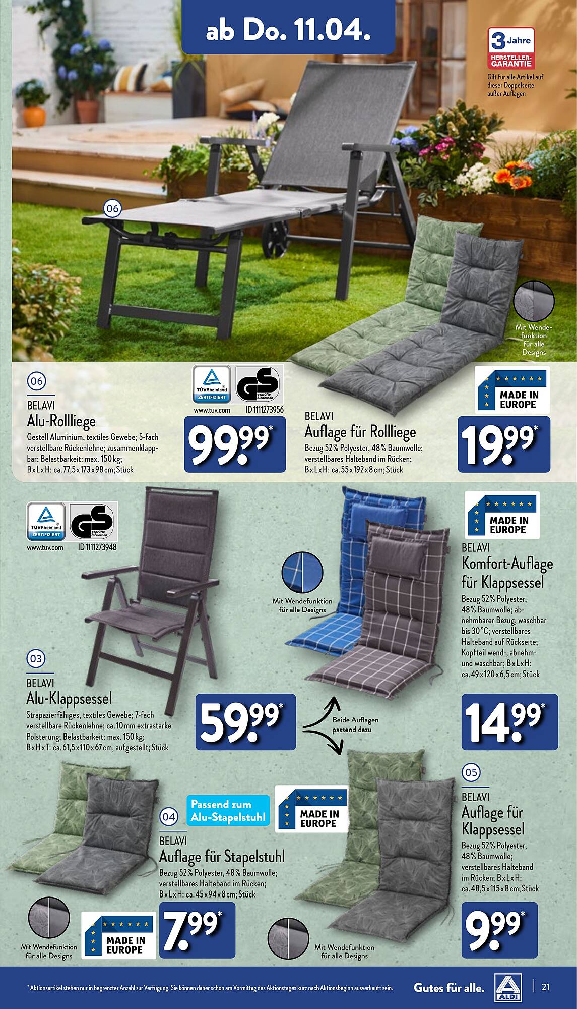 ALDI Nord Prospekt 8 – 13 April 2024 Seite 21