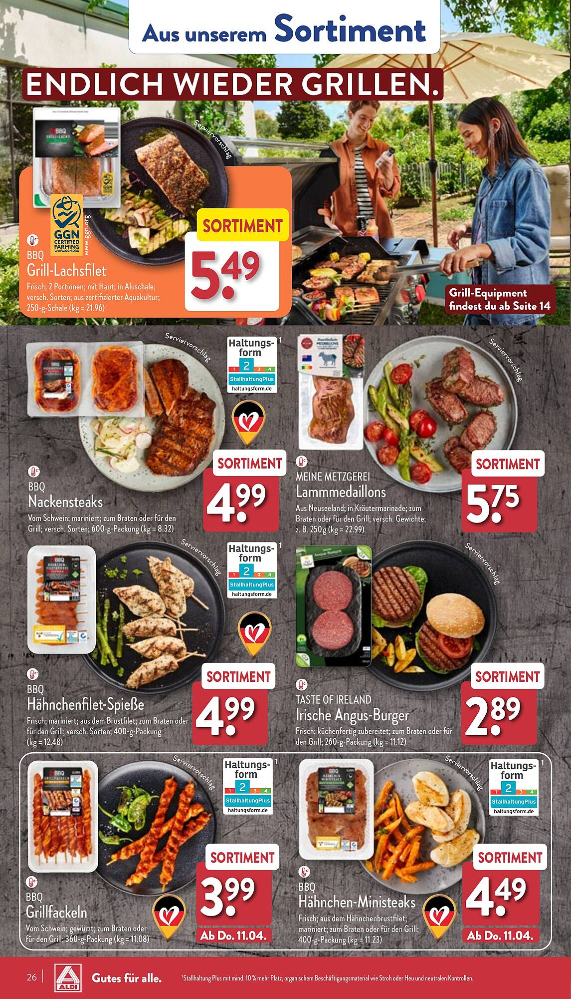 ALDI Nord Prospekt 8 – 13 April 2024 Seite 26